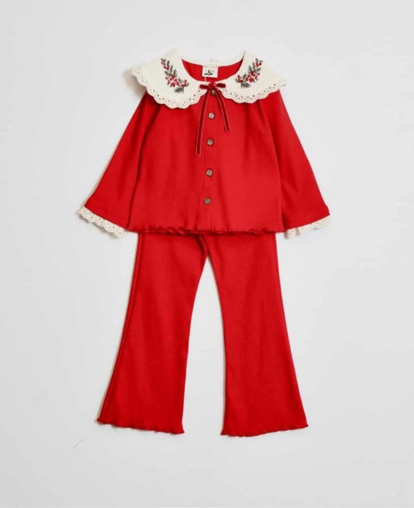 Kız Çocuk Alt Üst Fitilli Takım