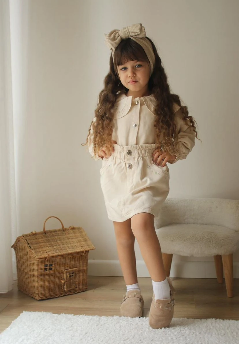 Kız Çocuk Etekli Takım