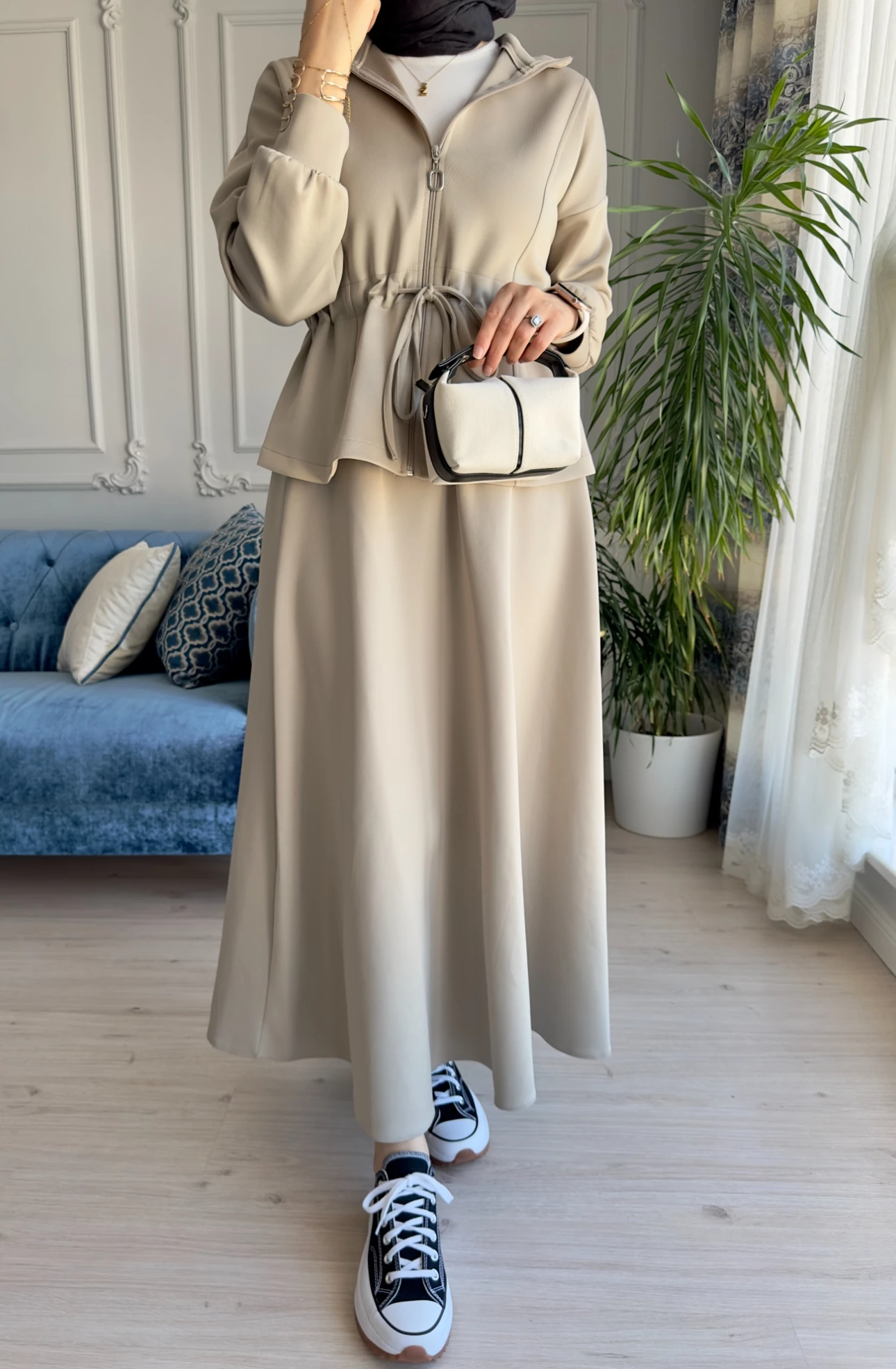 Lisa Scuba Takım Bej