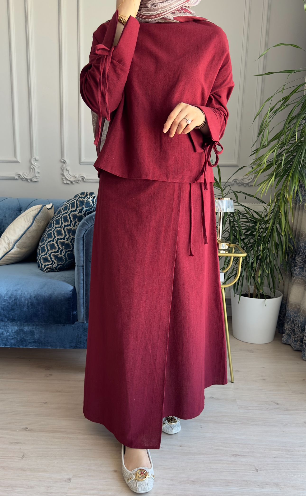 Alice Keten Takım Bordo