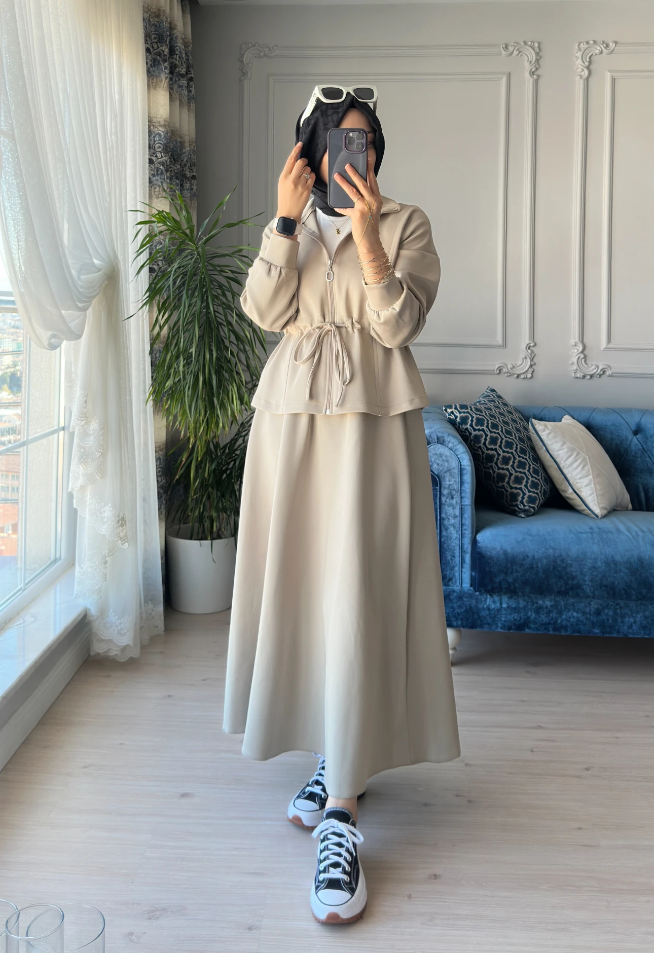 Lisa Scuba Takım Bej