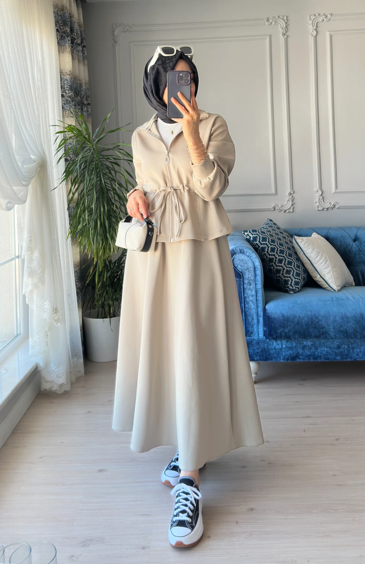 Lisa Scuba Takım Bej