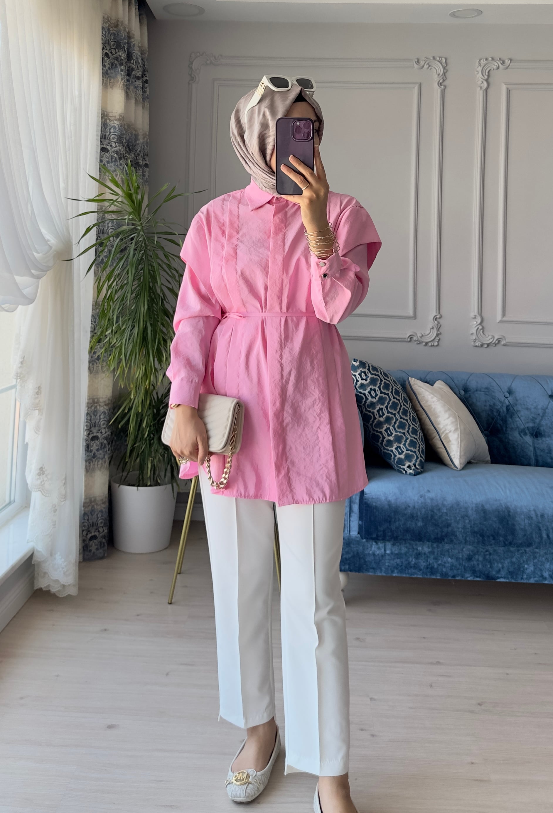 Lara Gömlek Pembe 