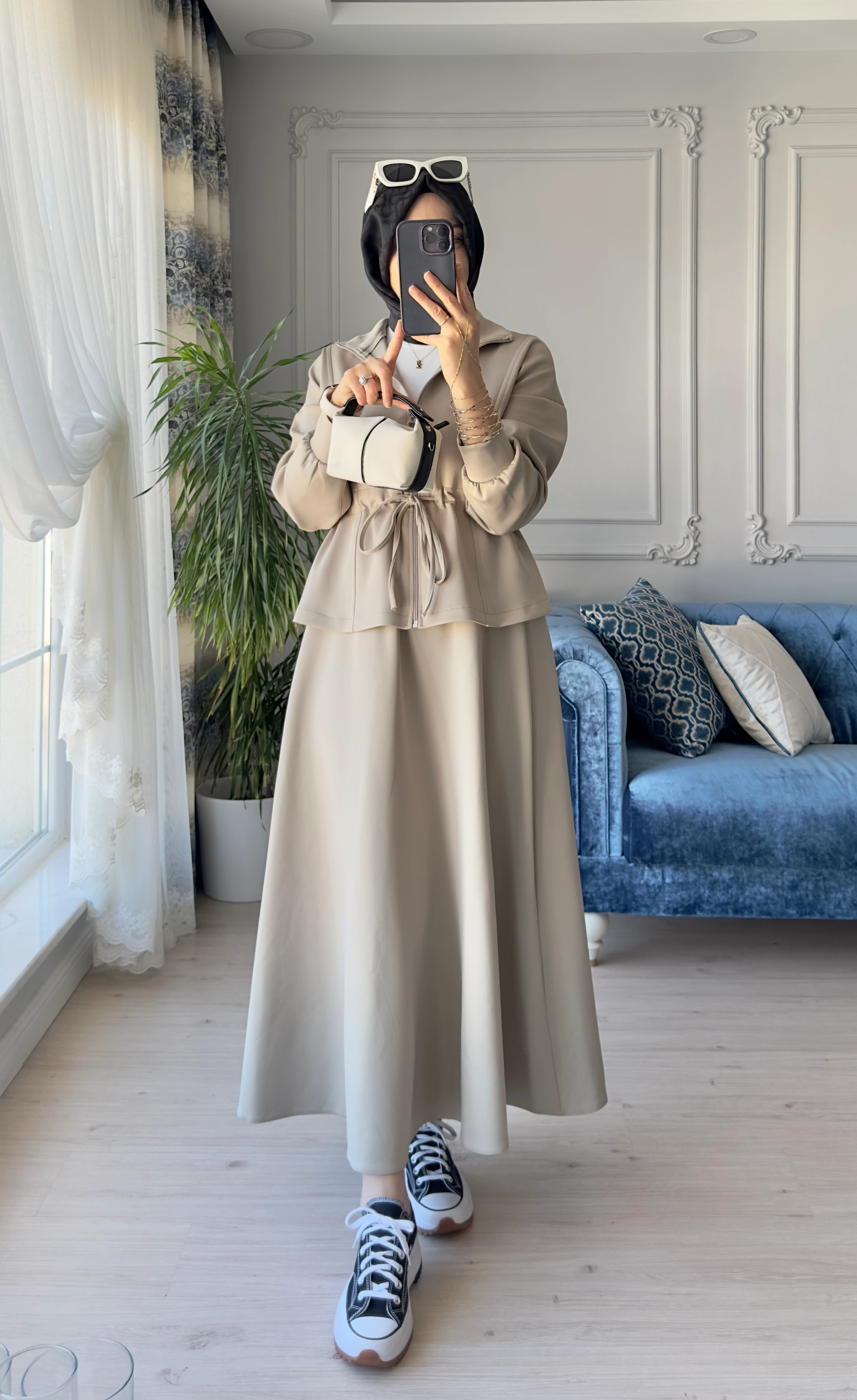 Lisa Scuba Takım Bej