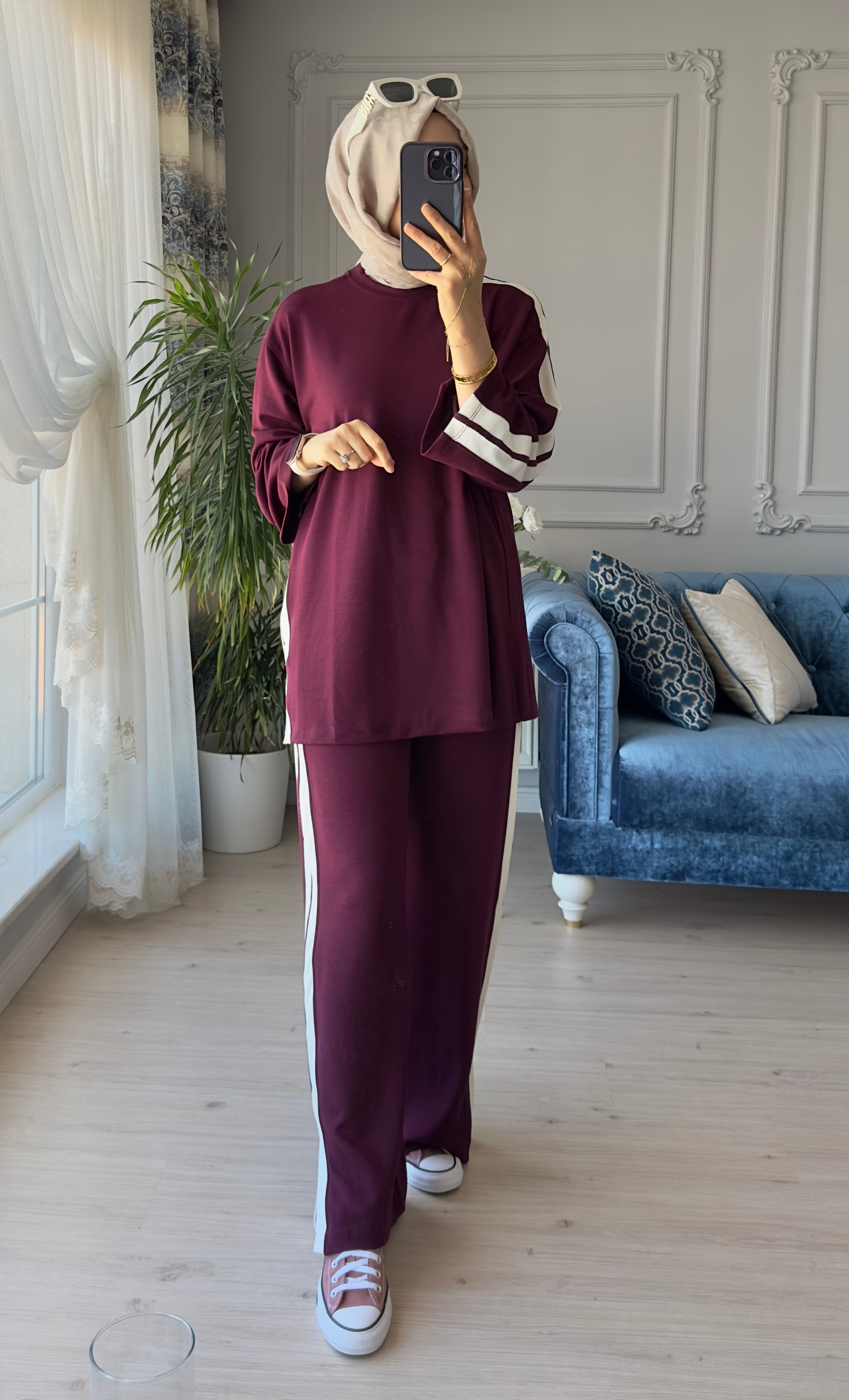 Garni Takım Bordo 