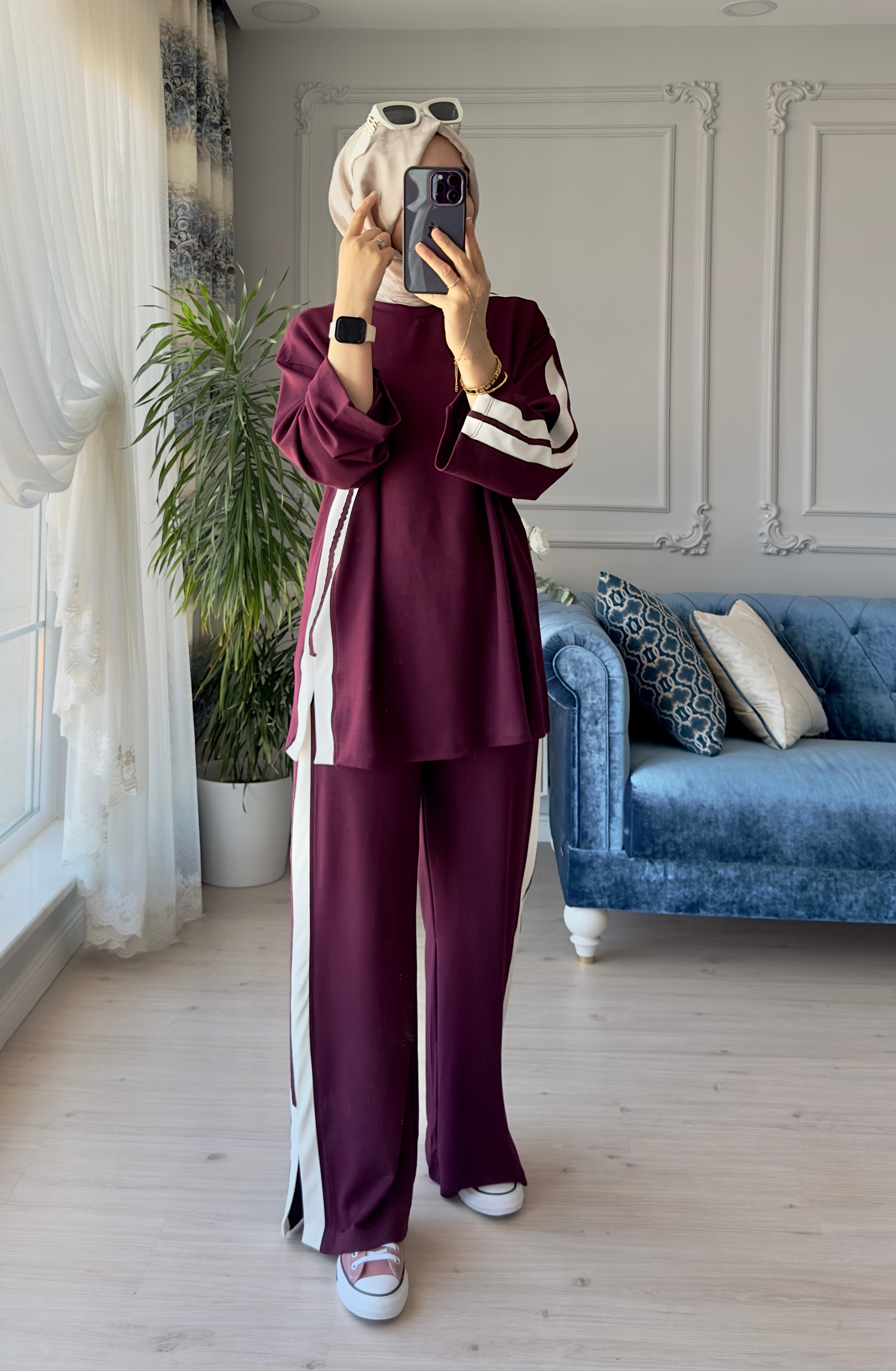 Garni Takım Bordo 