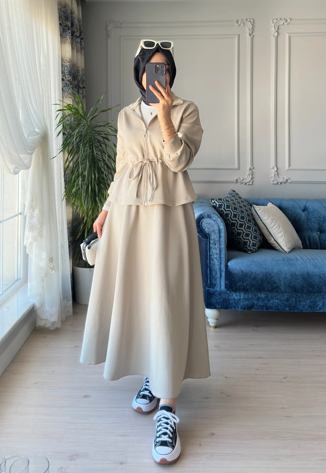 Lisa Scuba Takım Bej