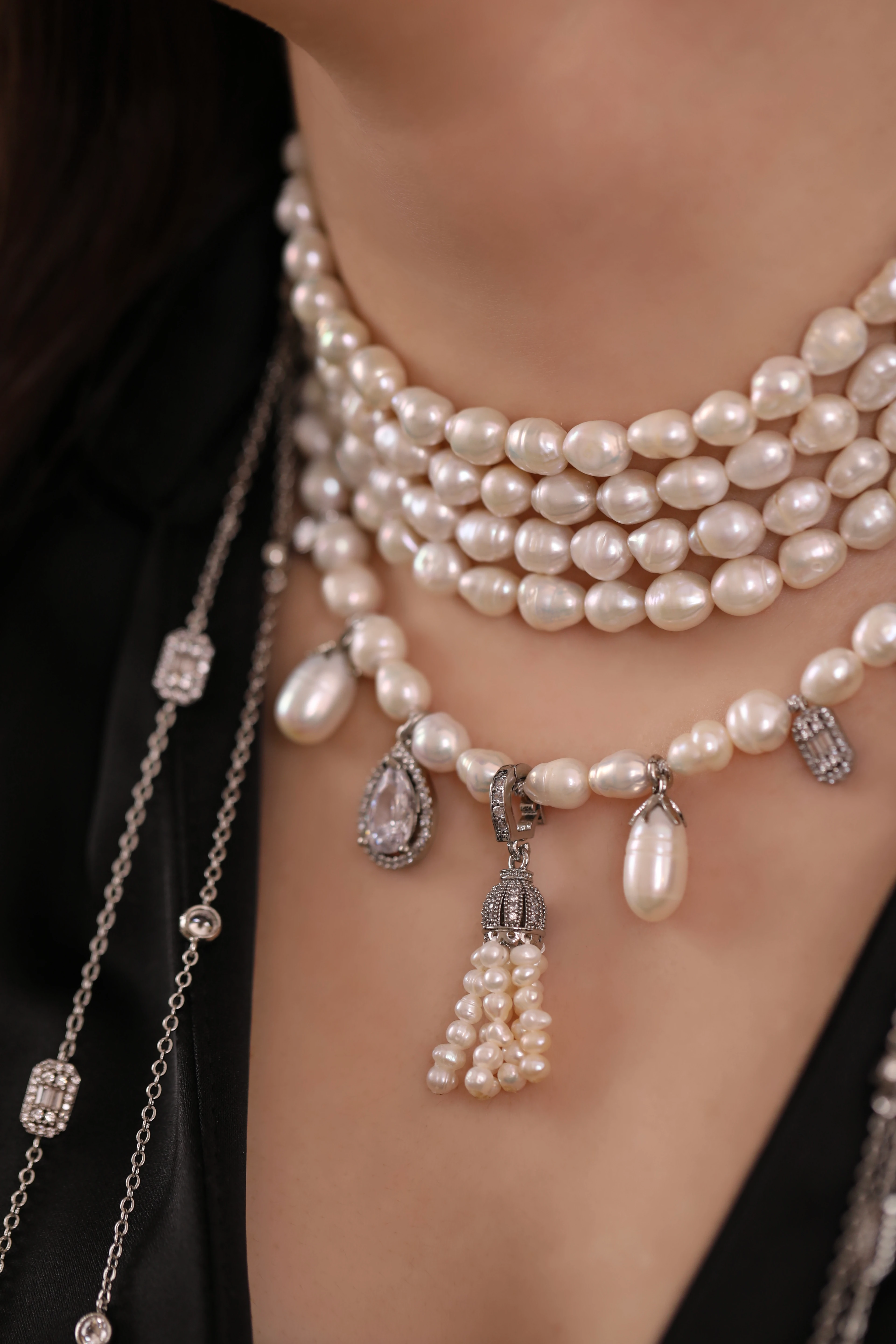 Tılsım İnci Choker Kolye