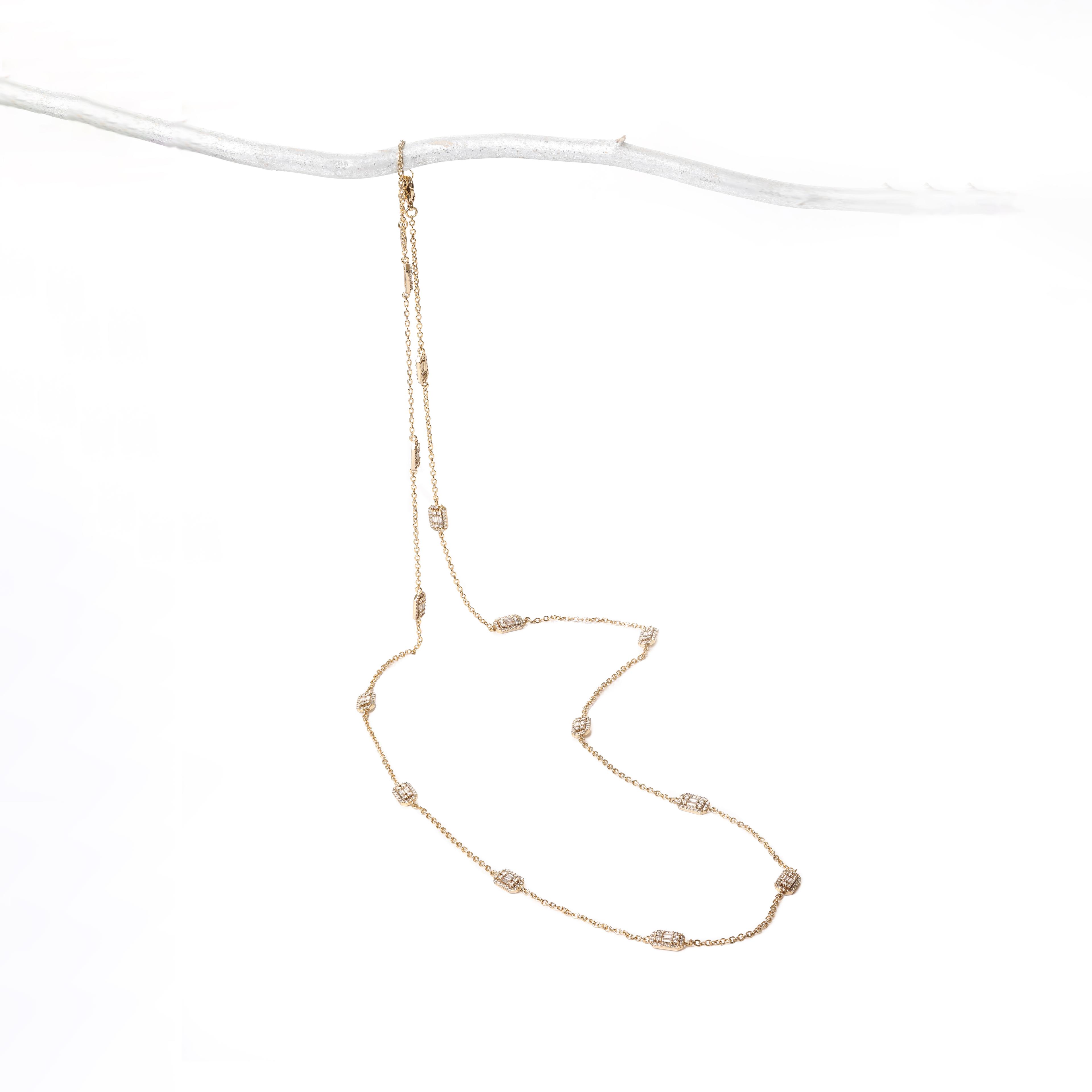 Baget Taşlı Tiffany Zincir Gold