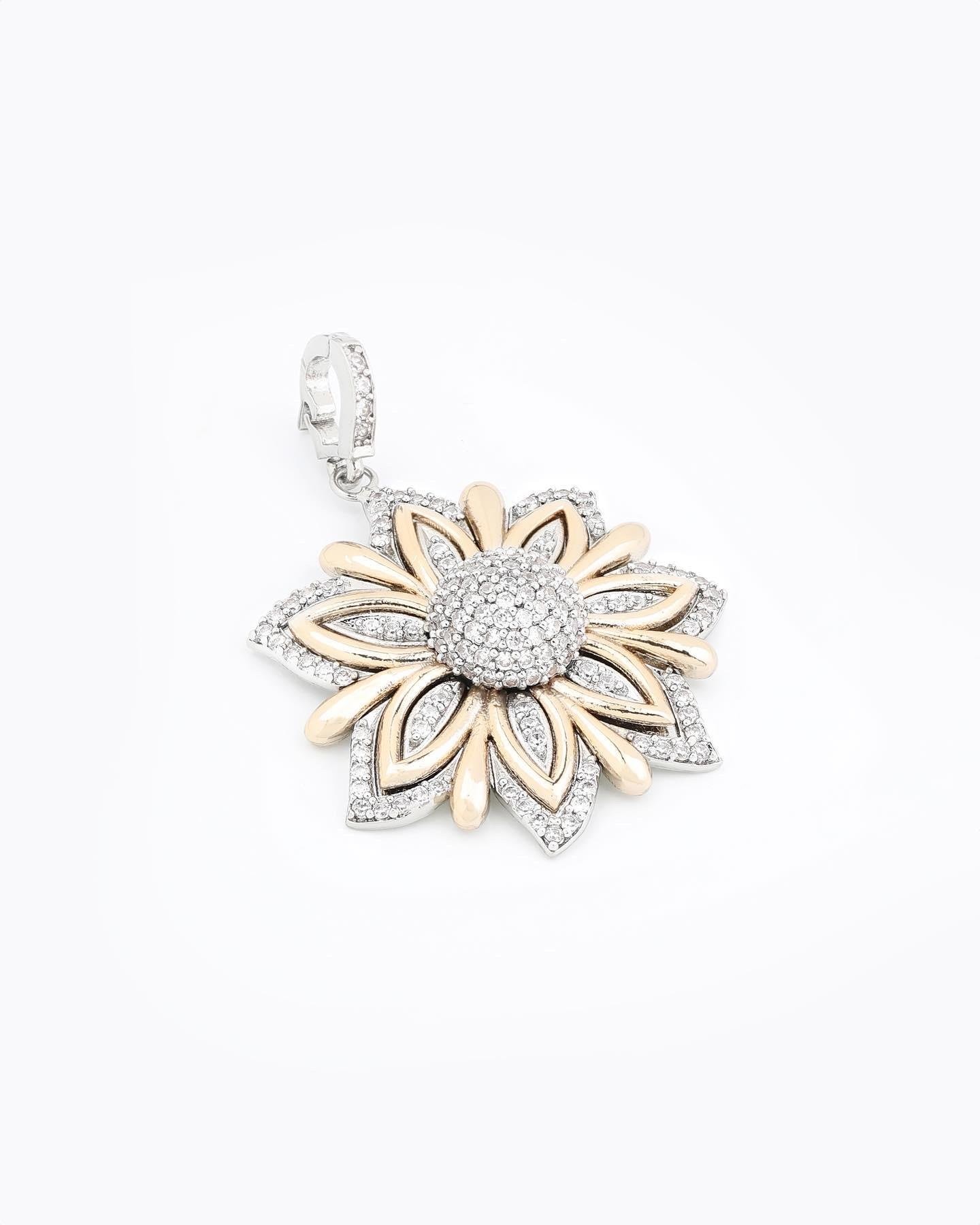 Lotus Çiçeği Kolye Ucu