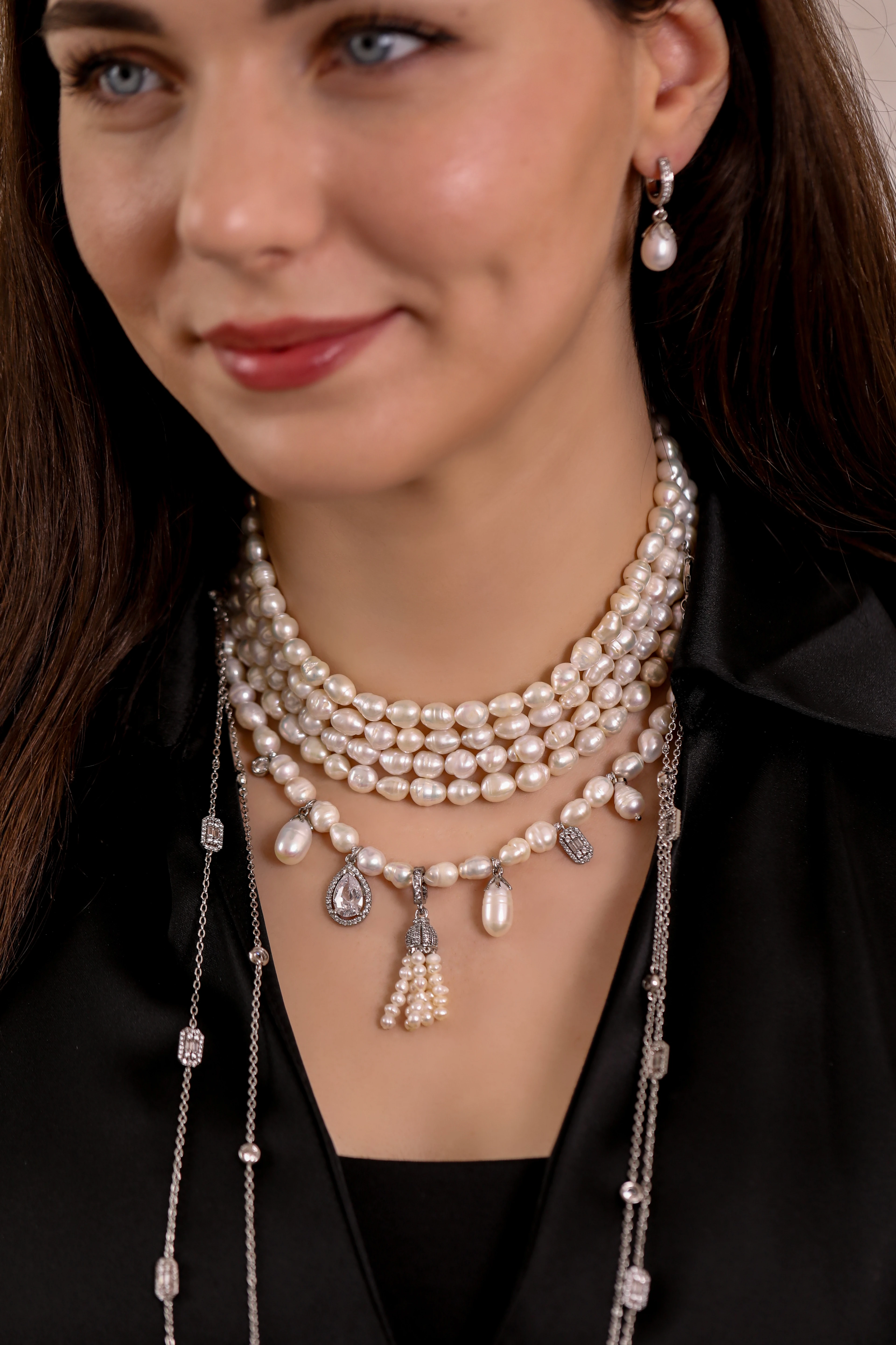 Tılsım İnci Choker Kolye