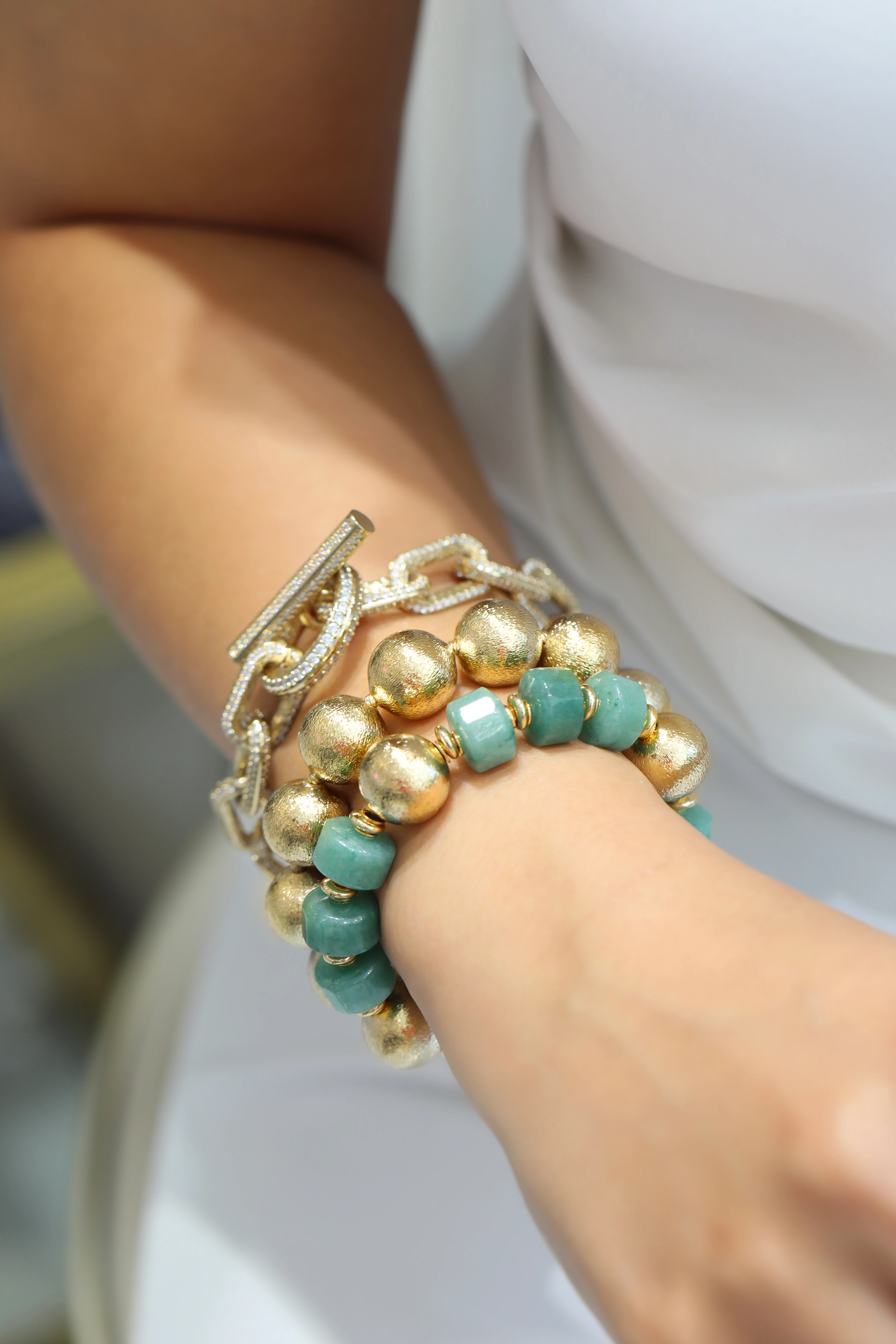 Doğanın Kalbi Aventurin Taşı Bileklik