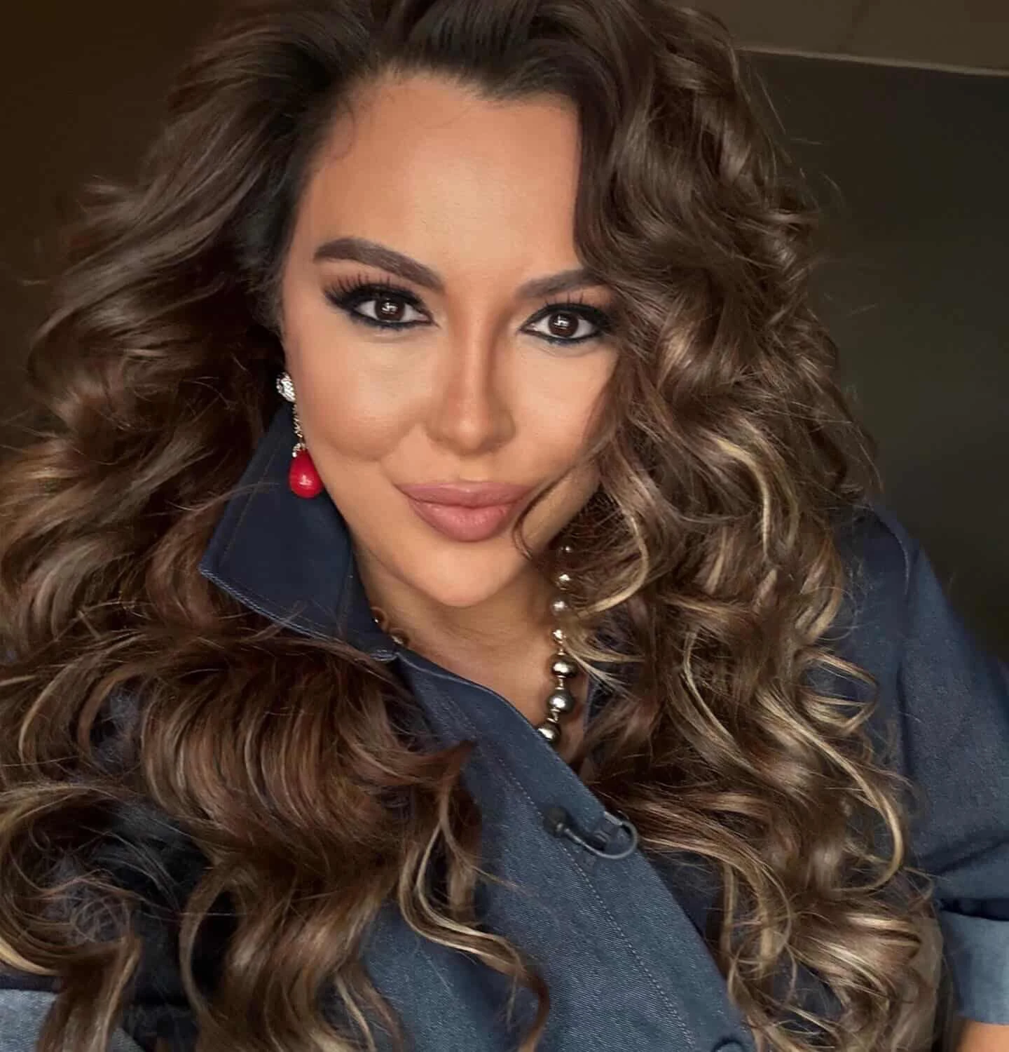 Damla Mayorca İncisi Kırmızı Küpe