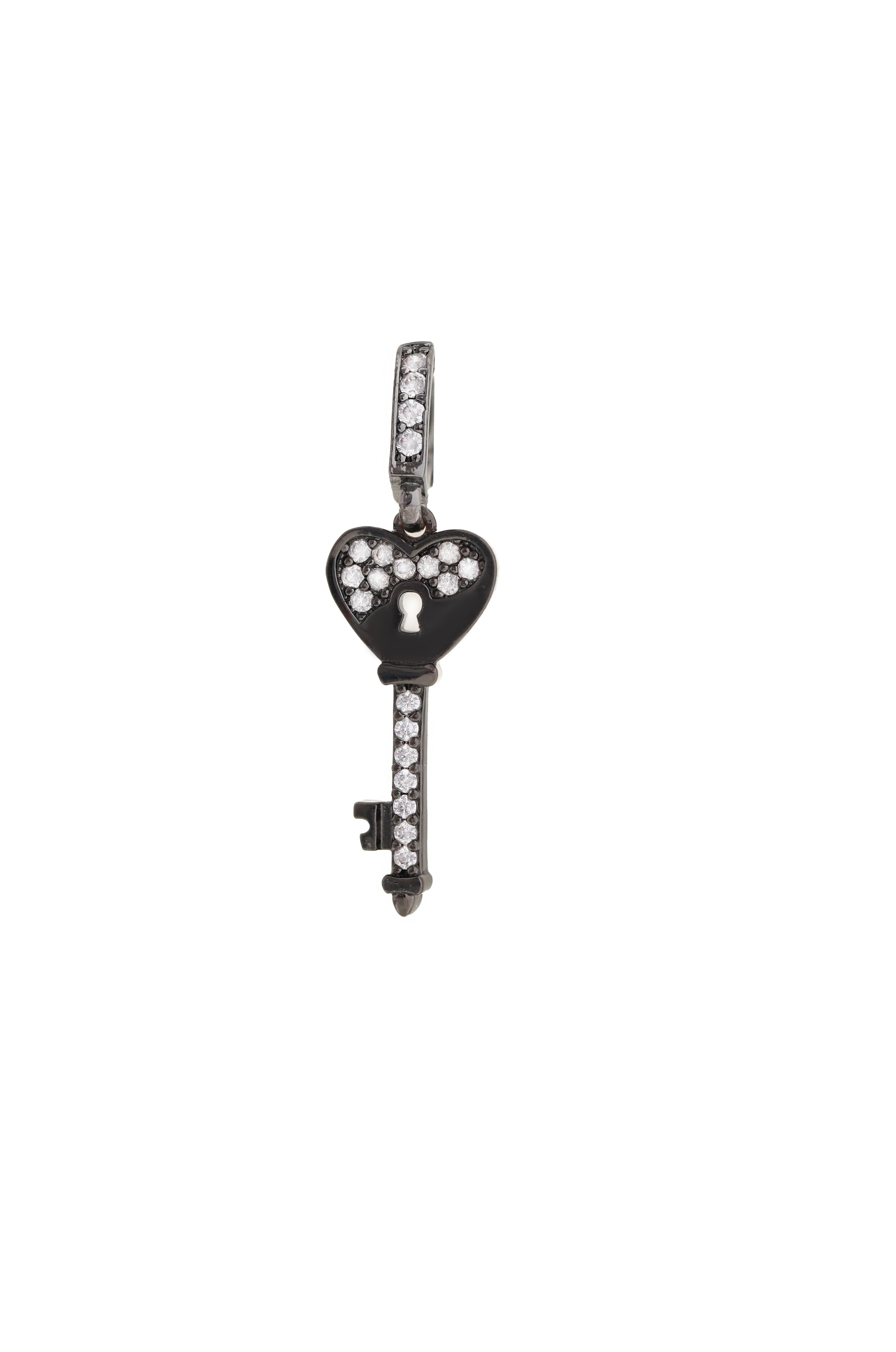 Mini Kalp Anahtar Charm
