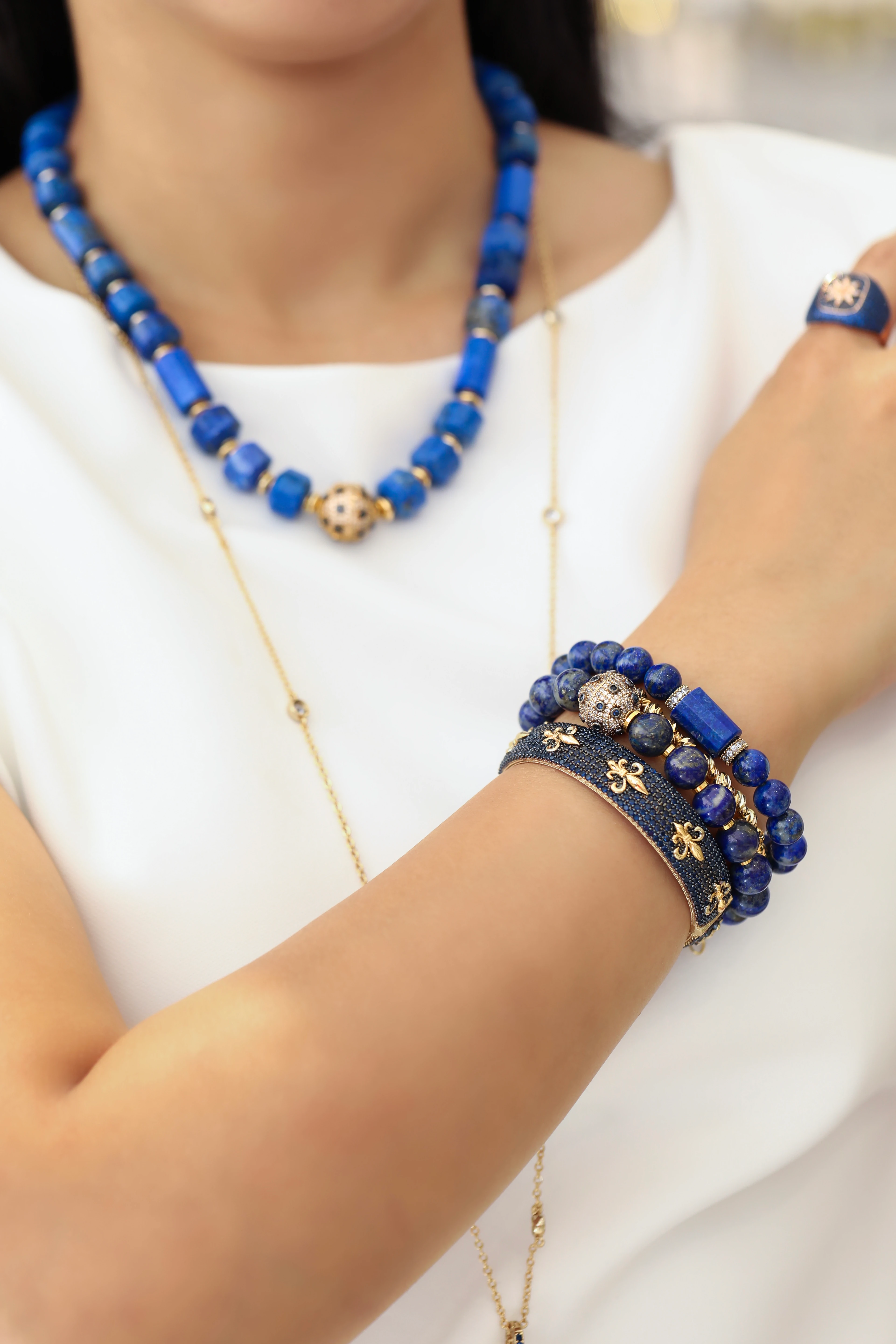 LAPİS LAZULİ SPİRAL KOLYE