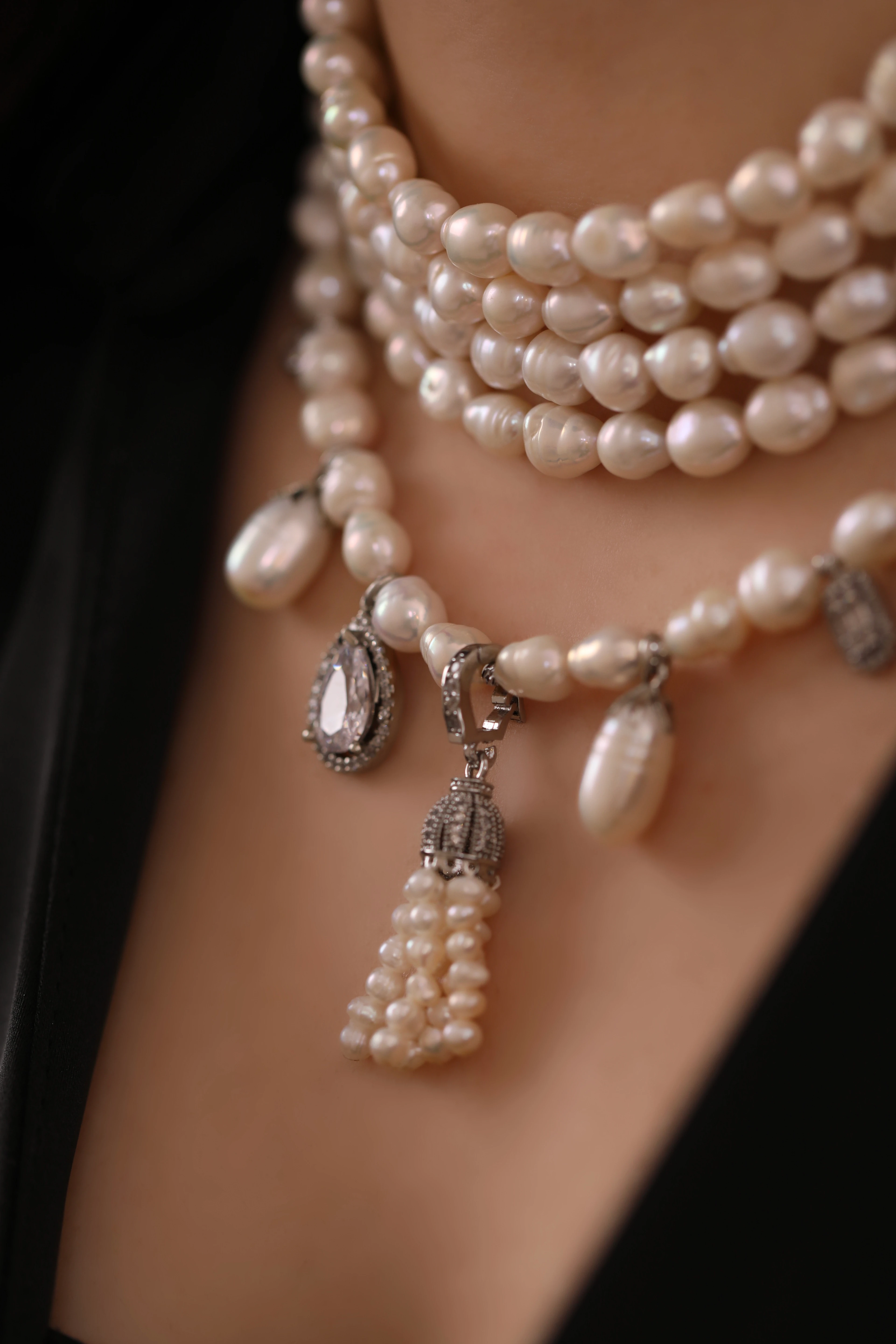 Tılsım İnci Choker Kolye