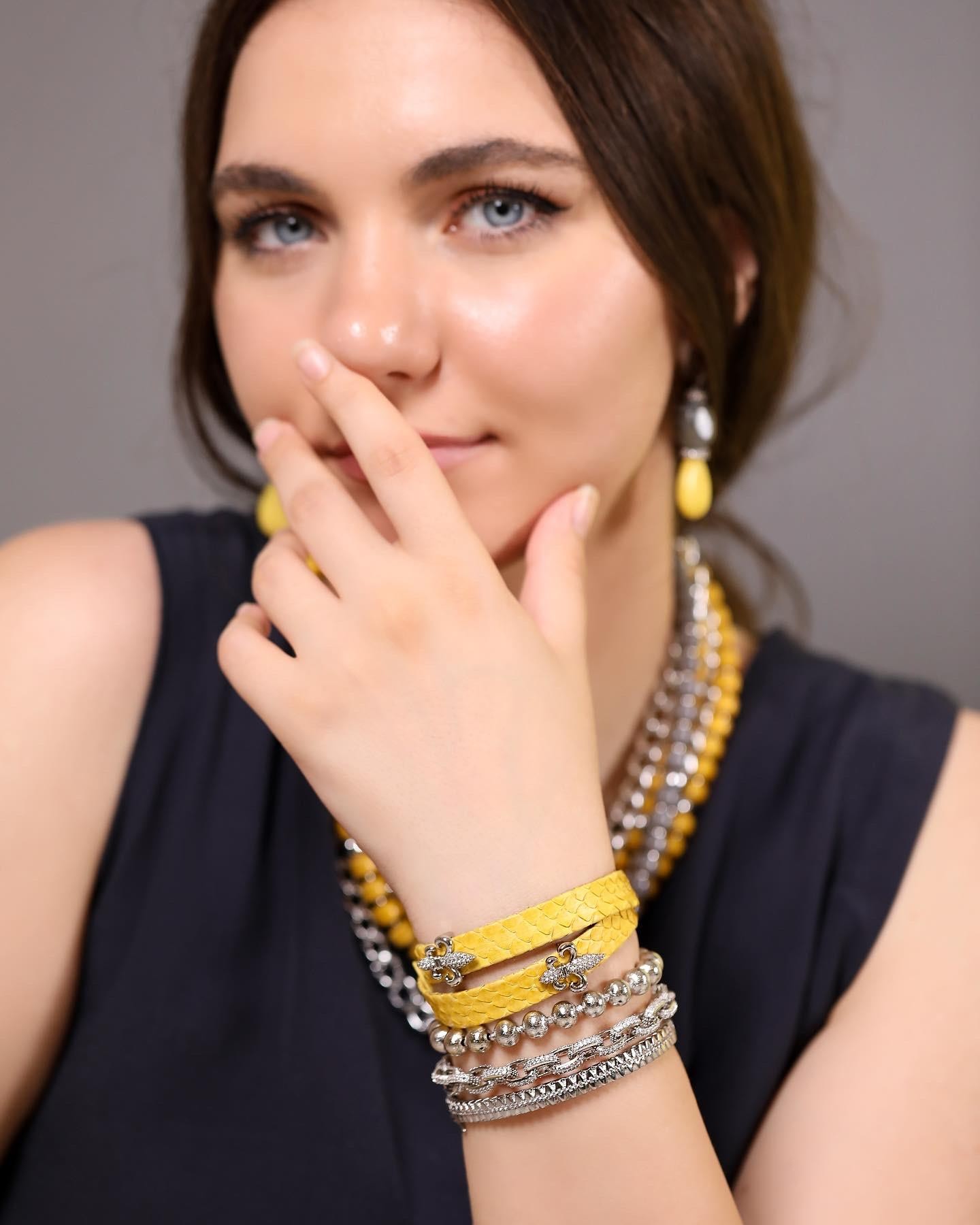 Sarı Rodyum Küpe