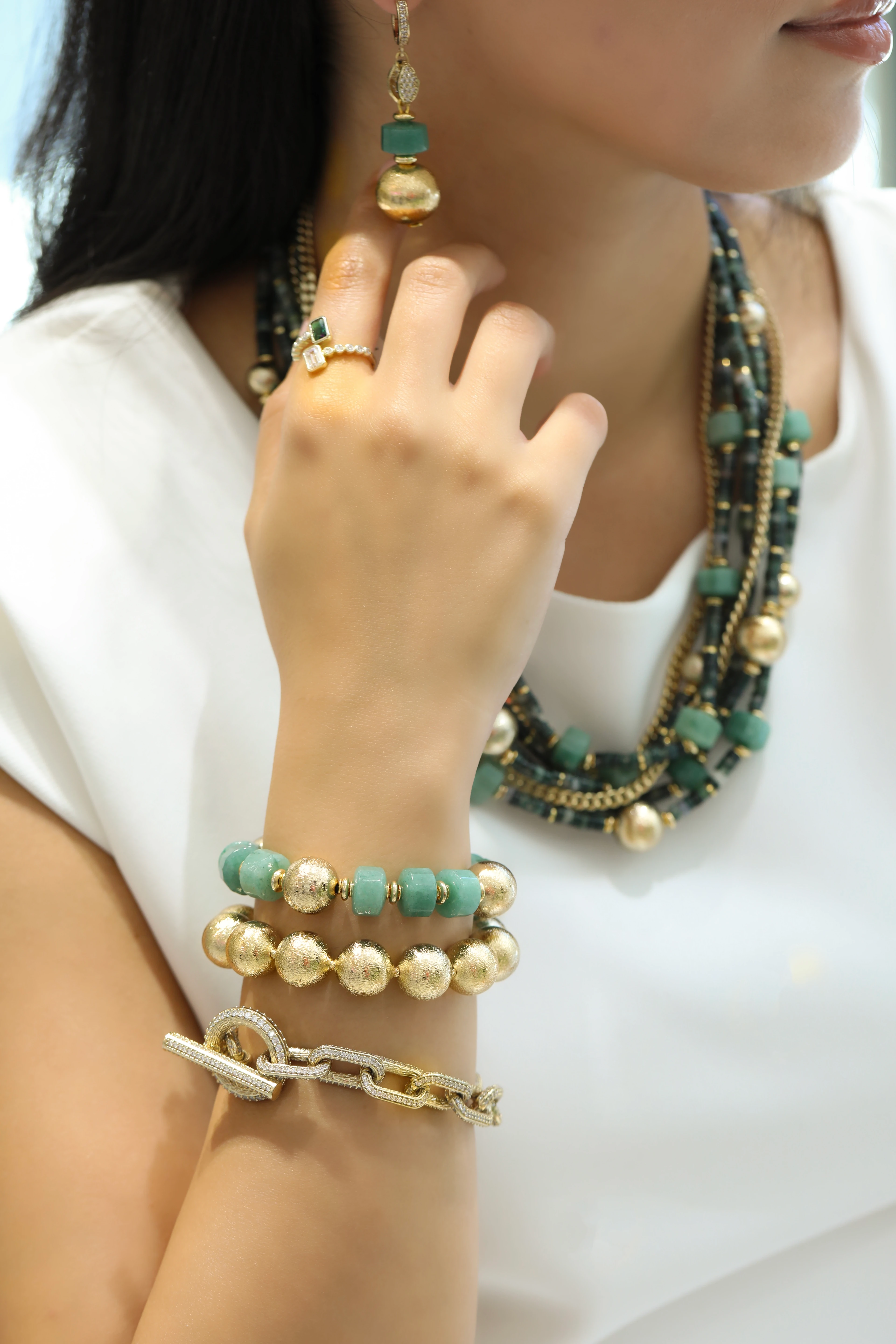 Doğanın Kalbi Aventurin Taşı Bileklik