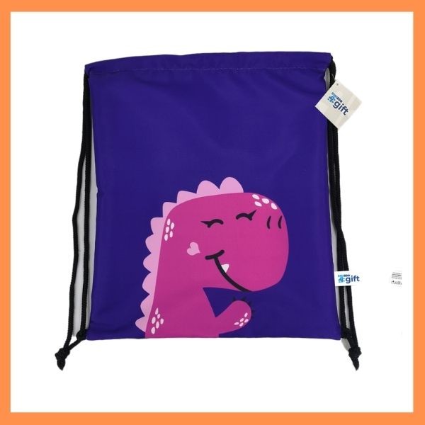 Digizoo - Dinosaur Themed Drawstring Backpack - Large - Kids Gift