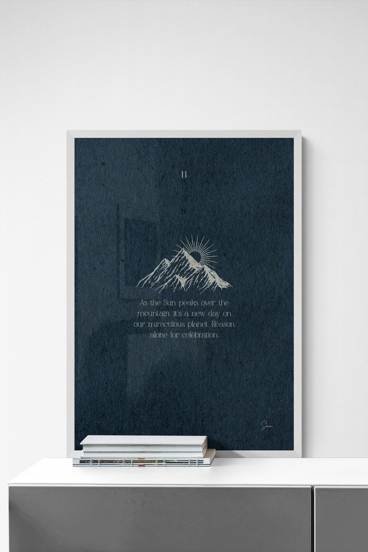 Mountain Navy Poster
