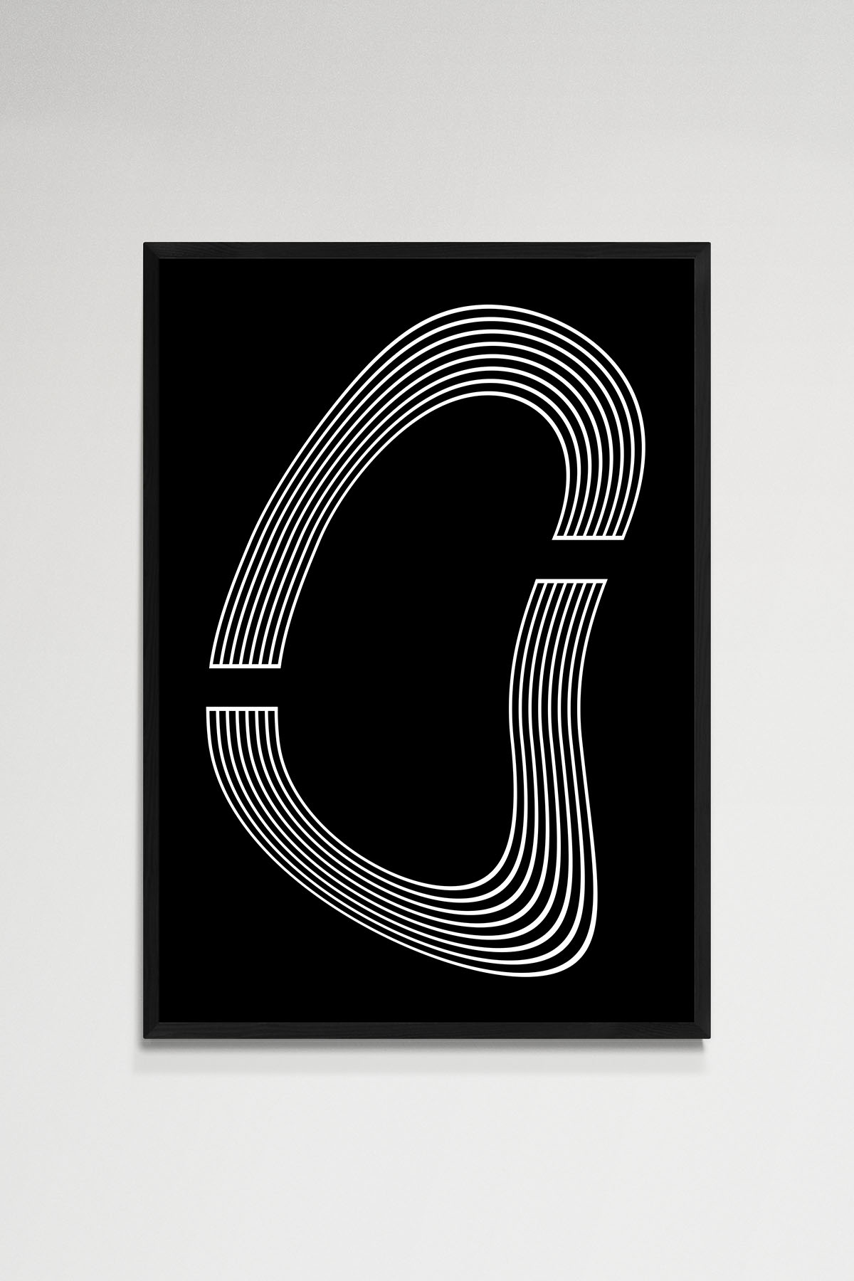 Abstract Siyah İkili Set