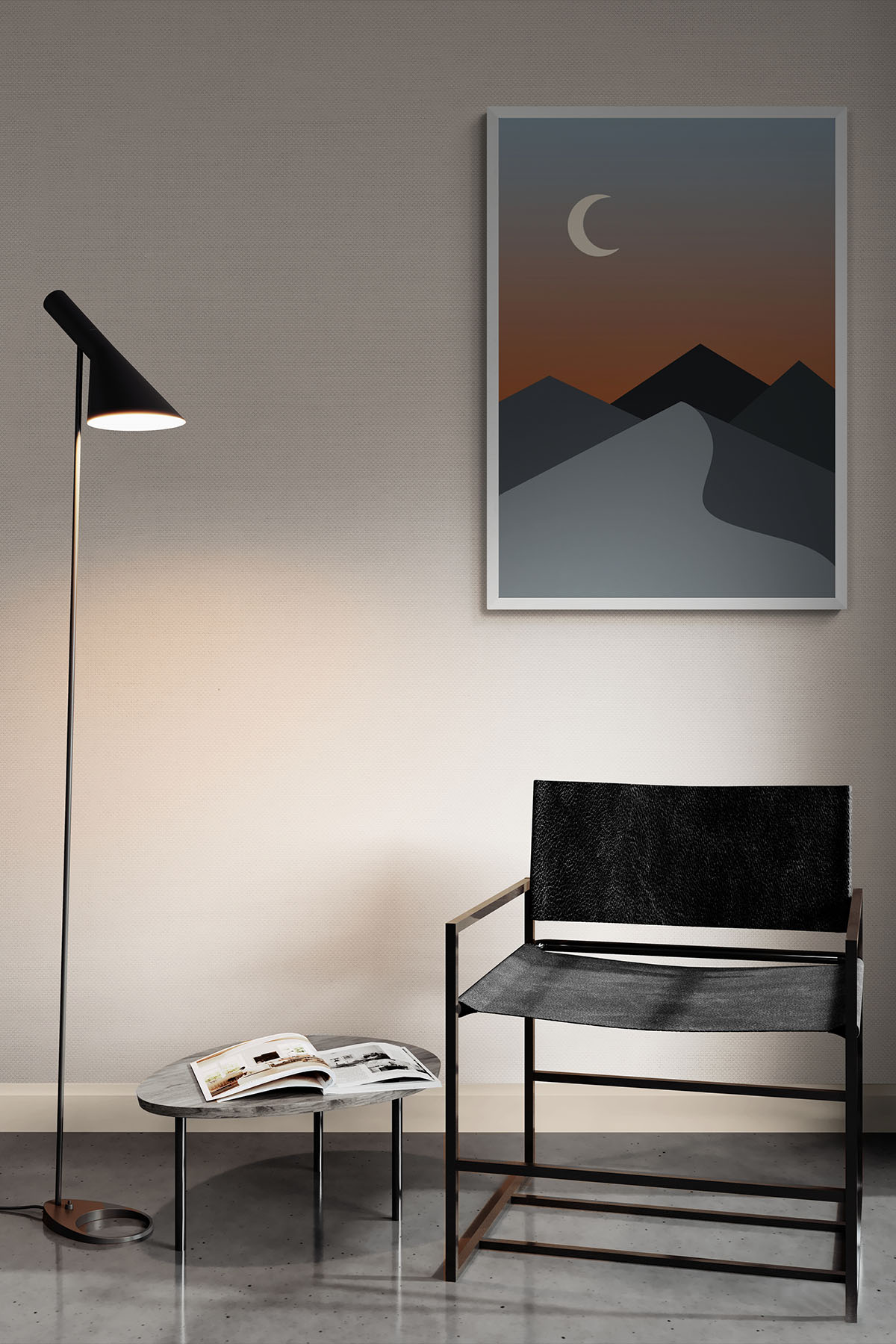 Desert Night Poster