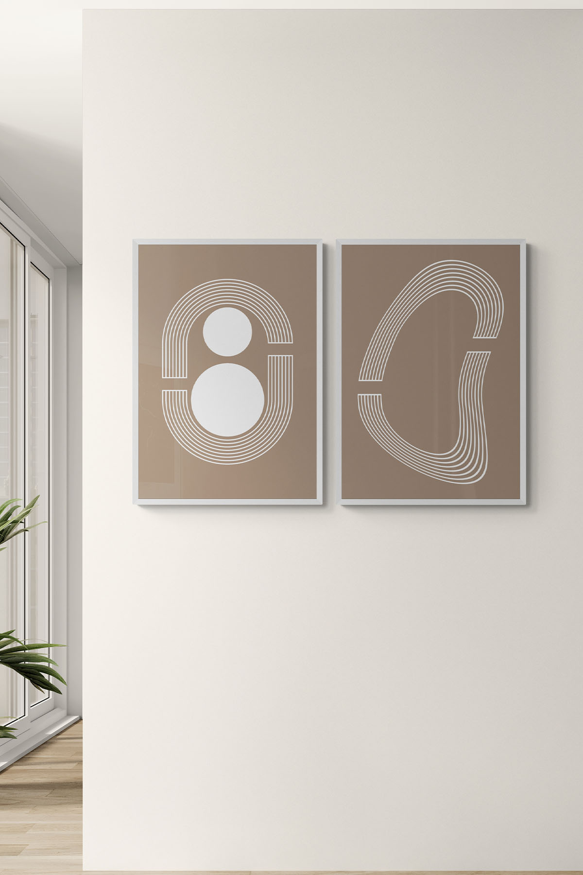 Abstract Latte İkili Set