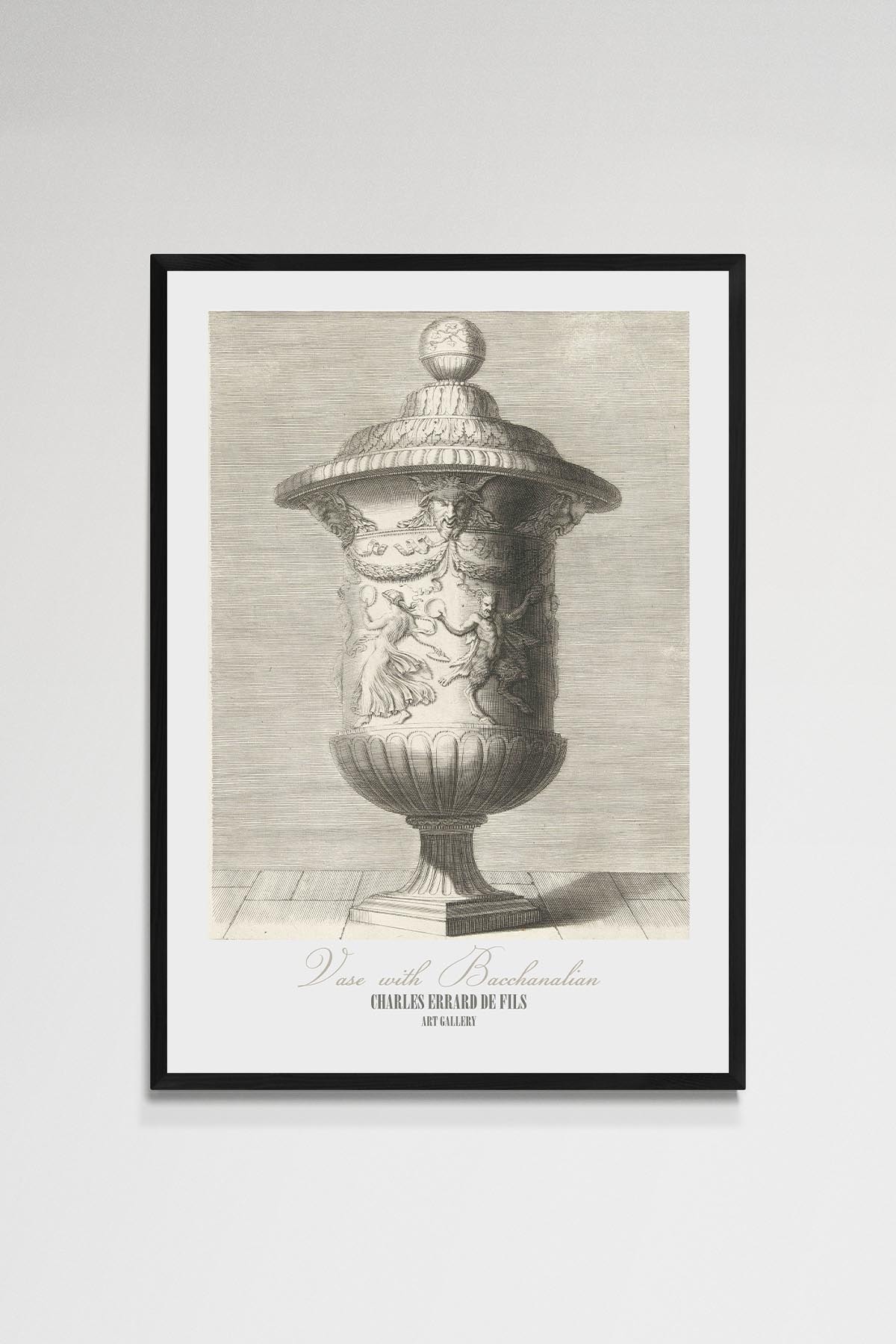 Vase with Bacchanalian Poster