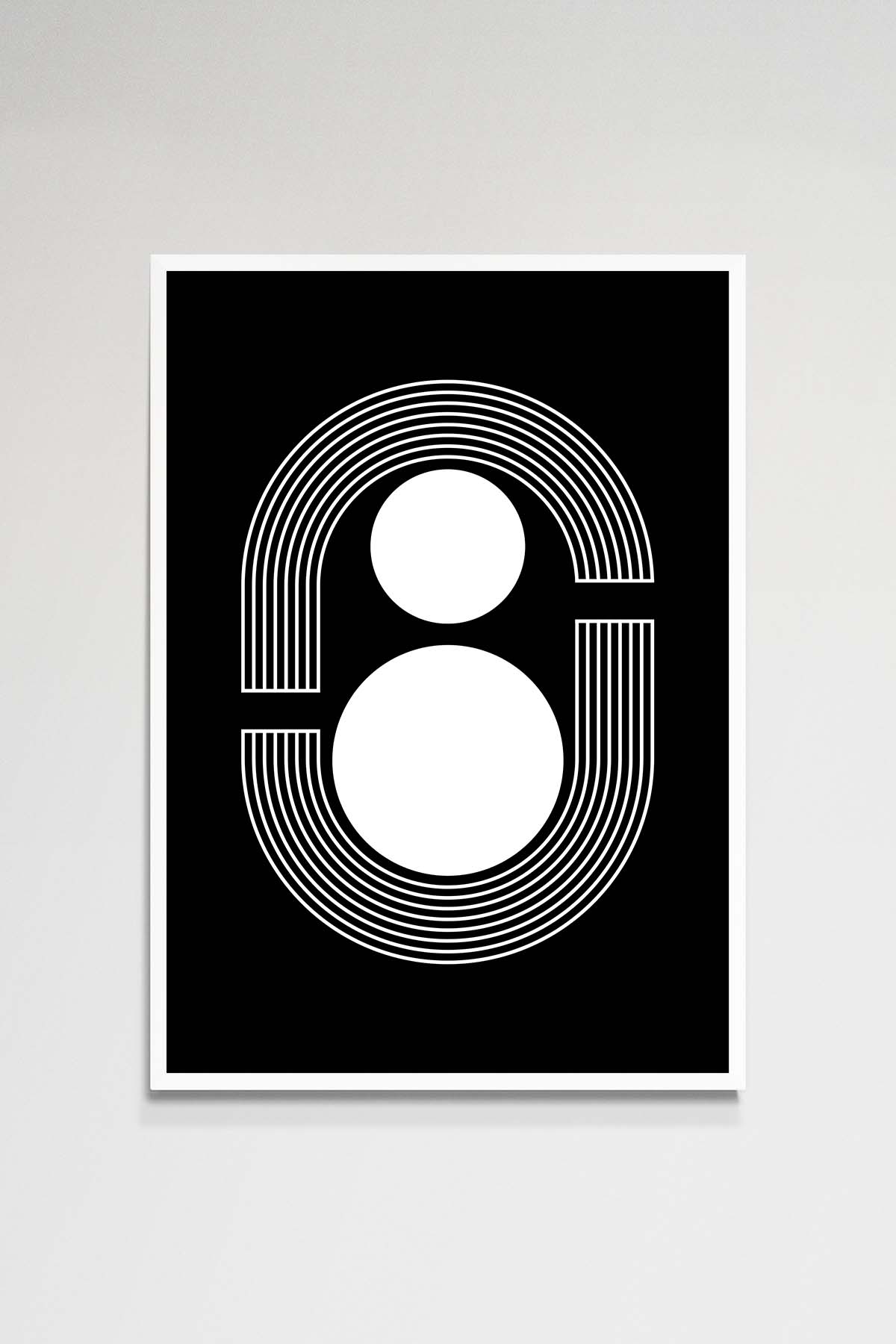 Abstract Siyah İkili Set