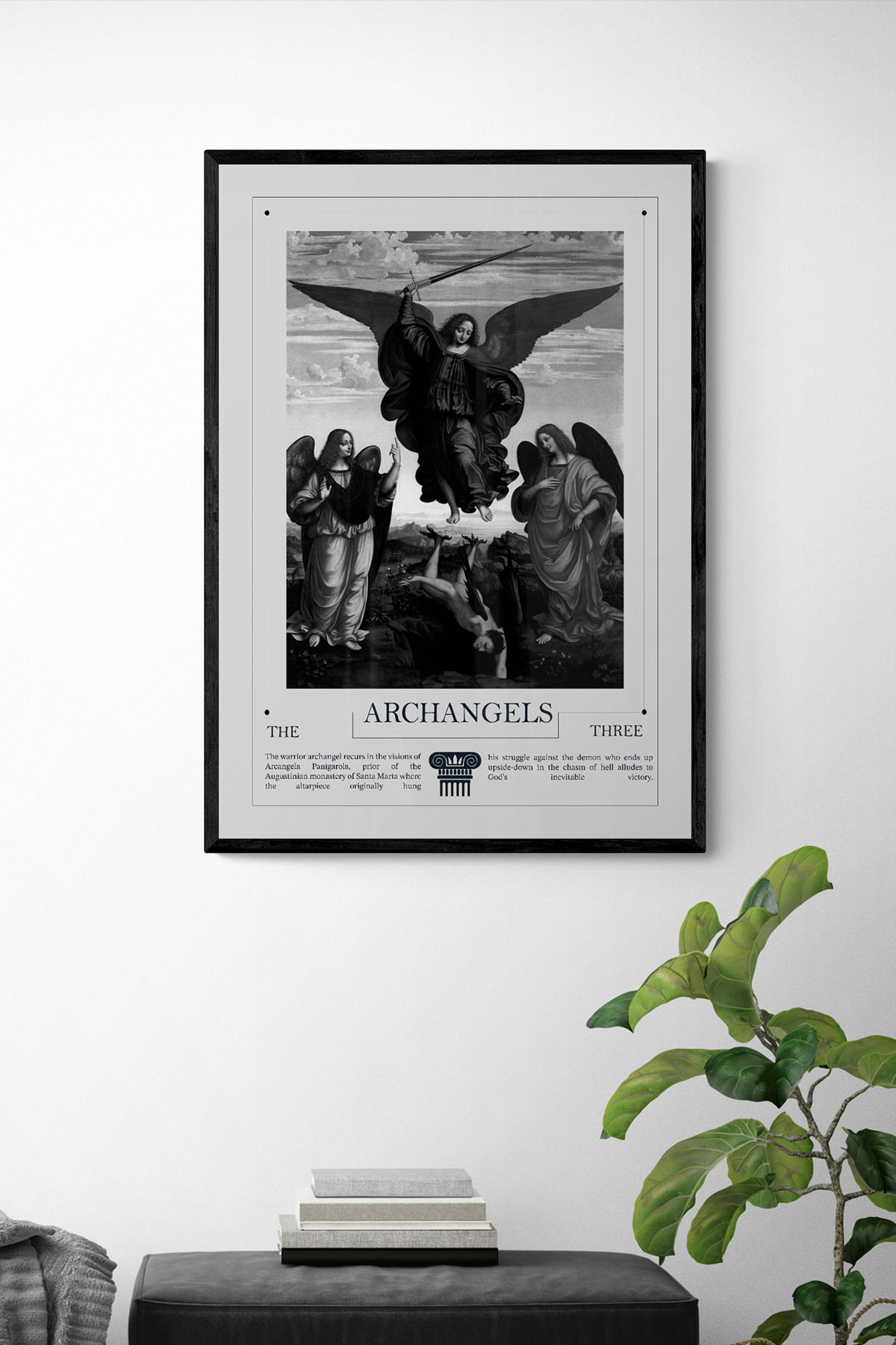 Archangels Black Poster