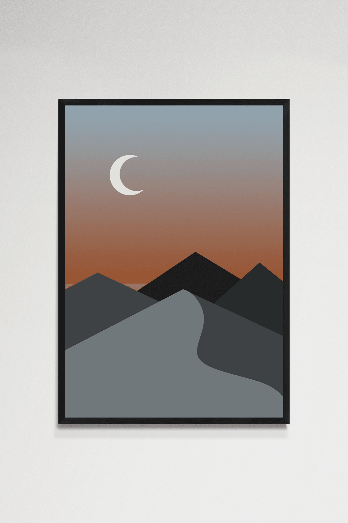 Desert Night Poster