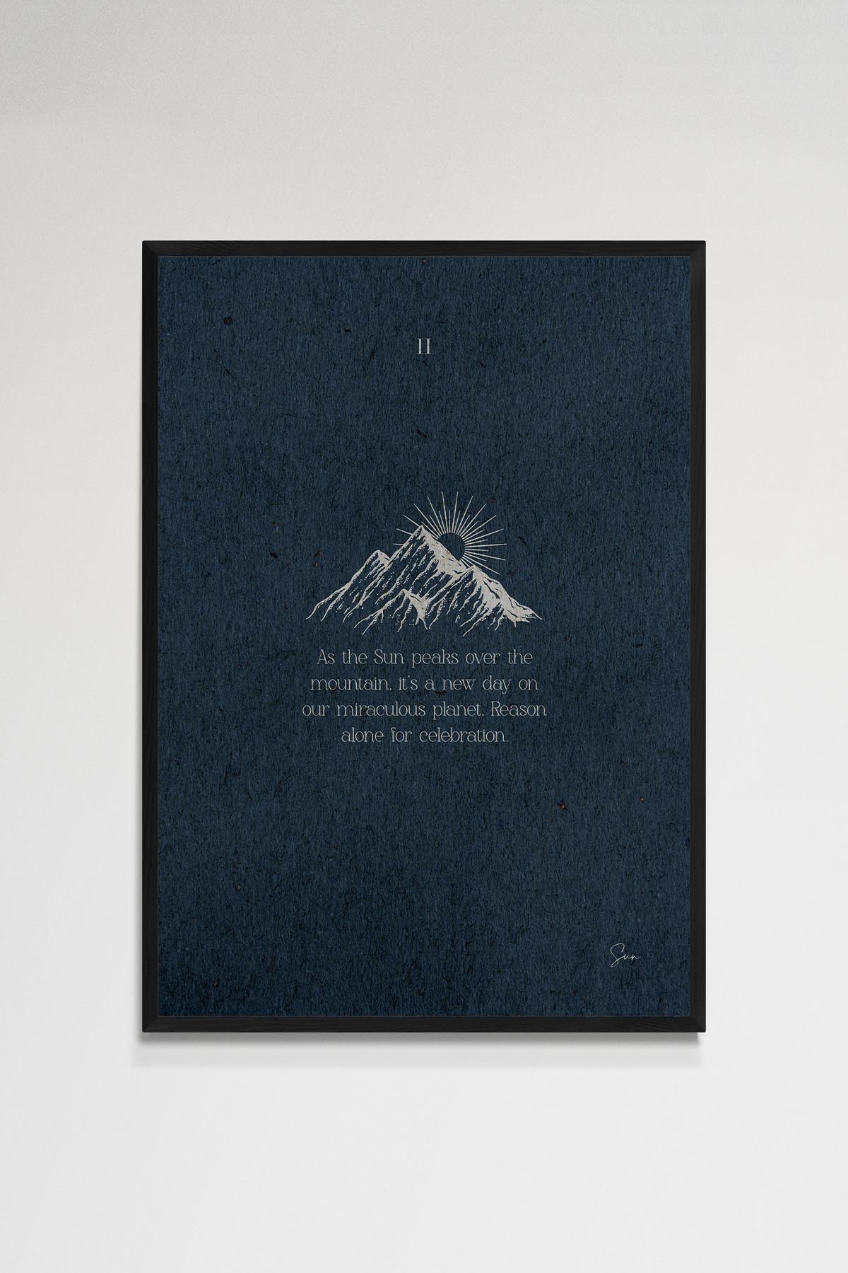 Mountain Navy Poster