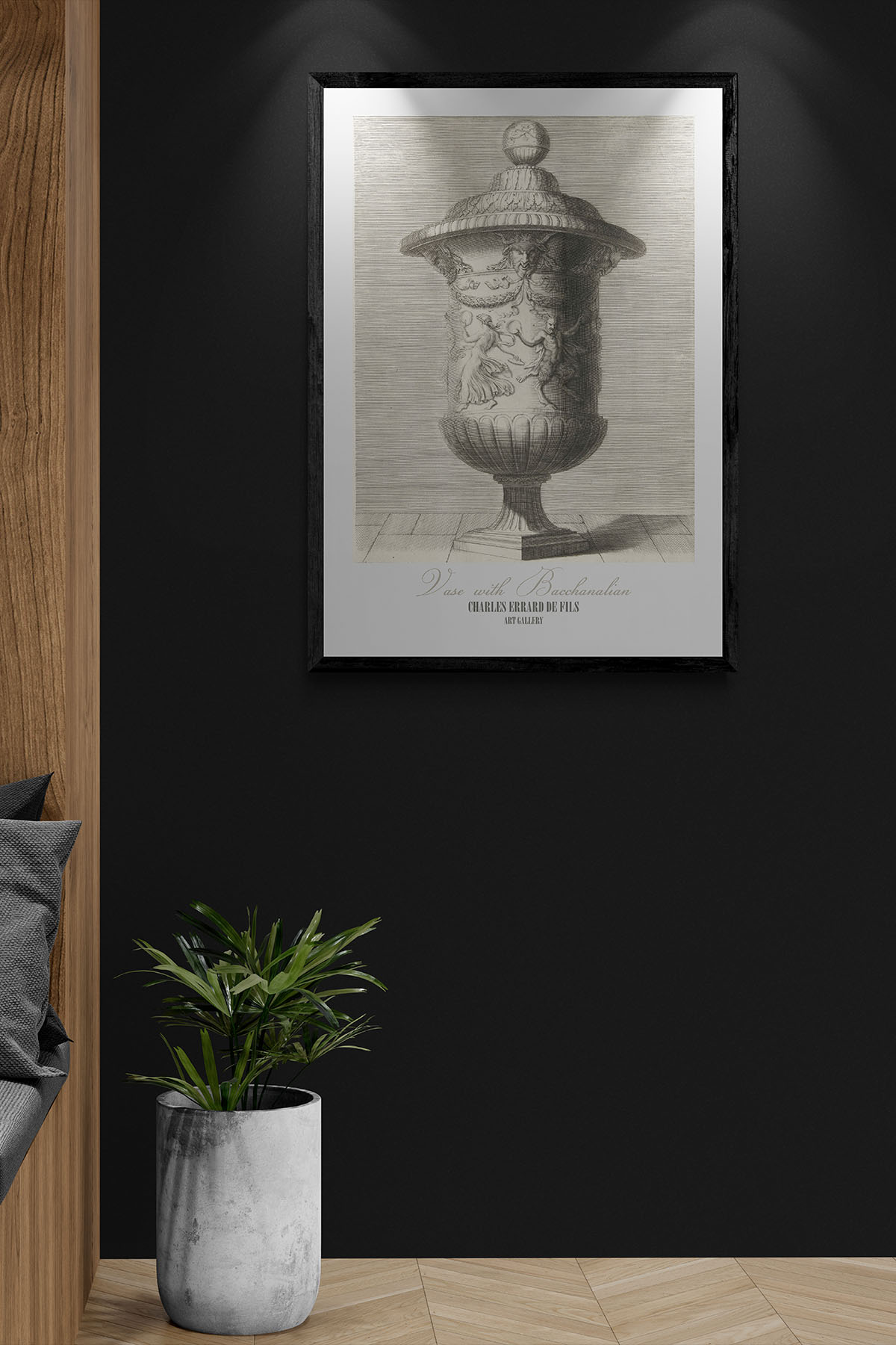 Vase with Bacchanalian Poster