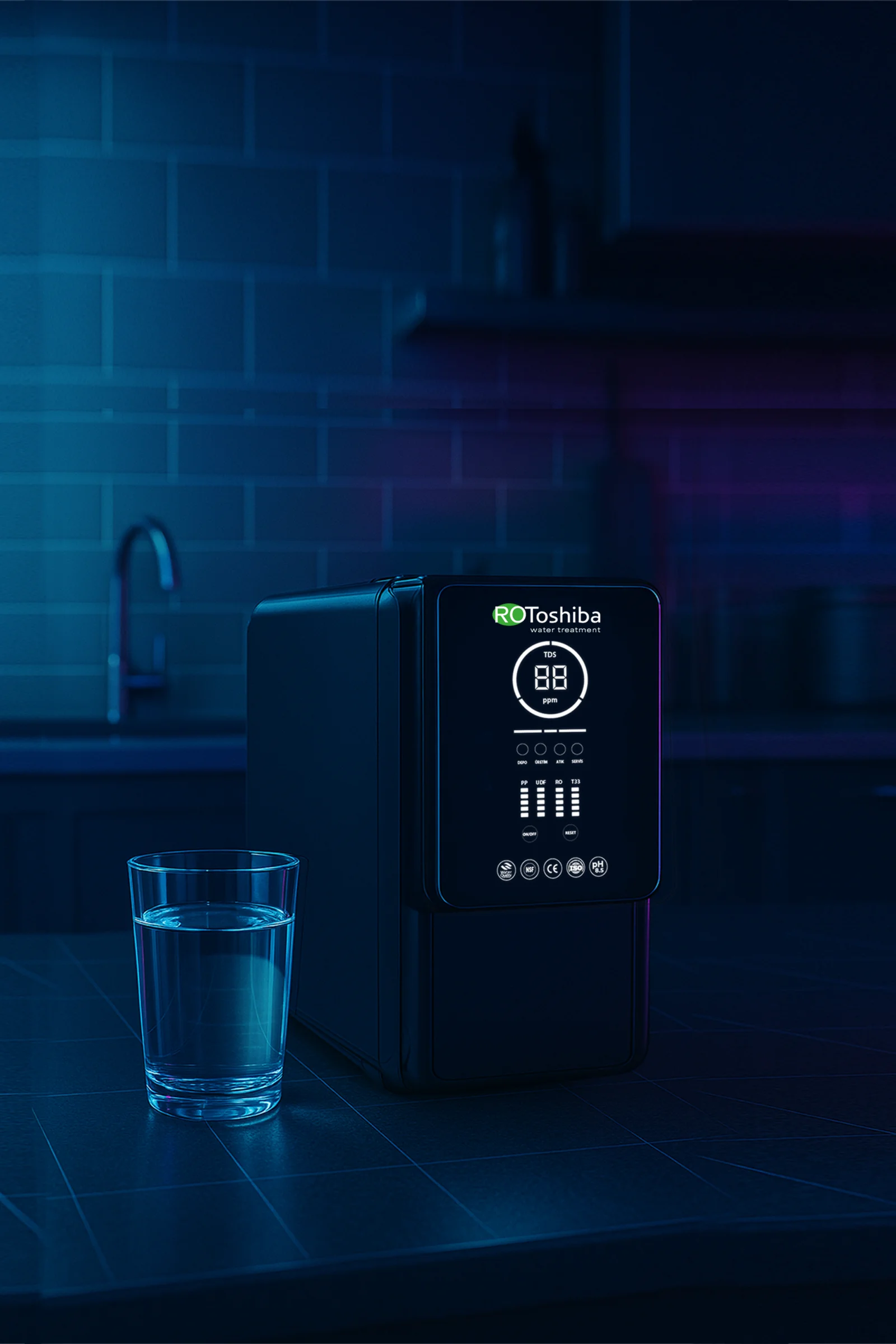 TOSHIBA DIGITAL IONIZER WATER