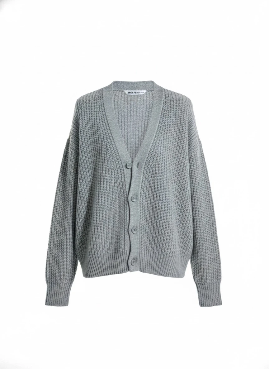 Oversize örme hırka