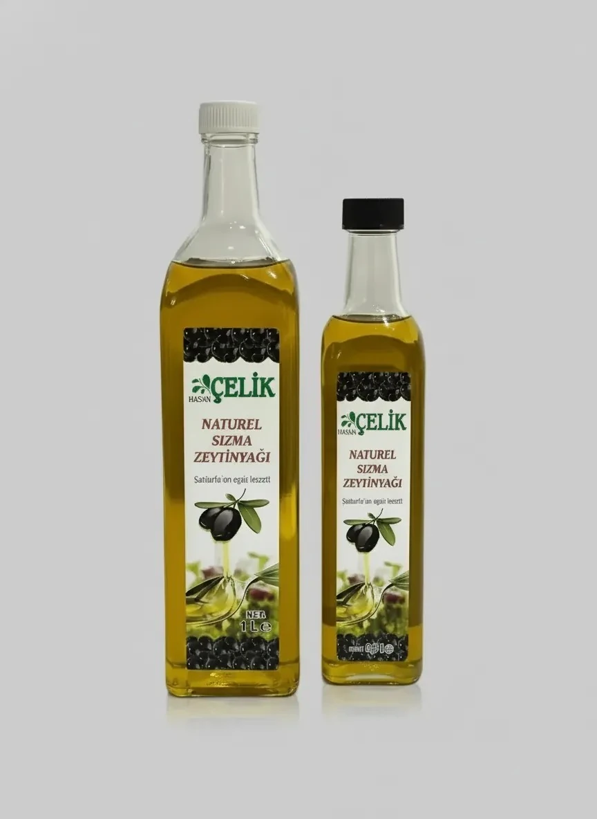 Soğuk Sıkım Sızma Zeytinyağı 1 Lt. & 0.5 Lt.