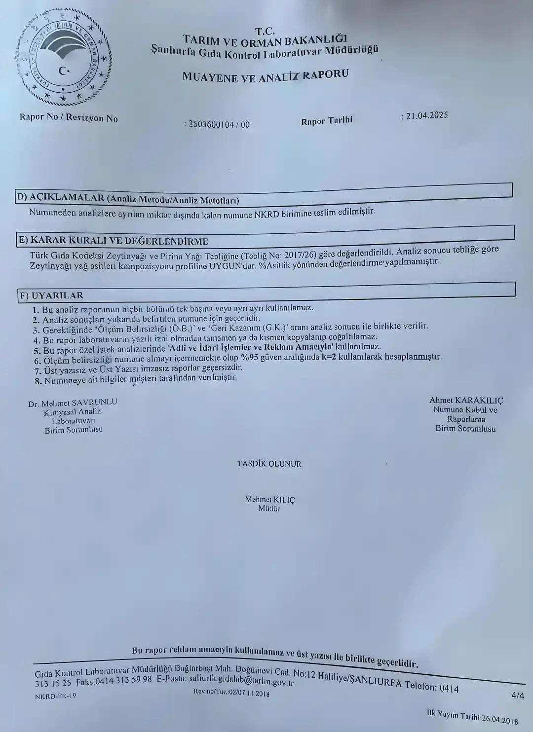 Soğuk Sıkım Sızma Zeytinyağı 1 Lt.