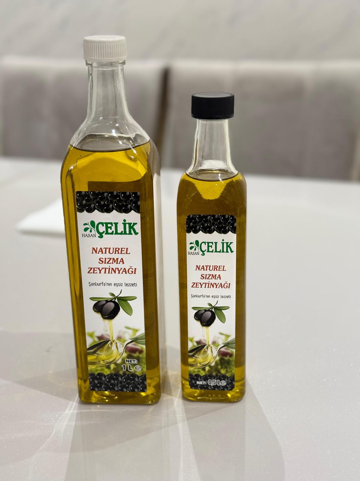 Soğuk Sıkım Sızma Zeytinyağı 1 Lt. & 0.5 Lt.