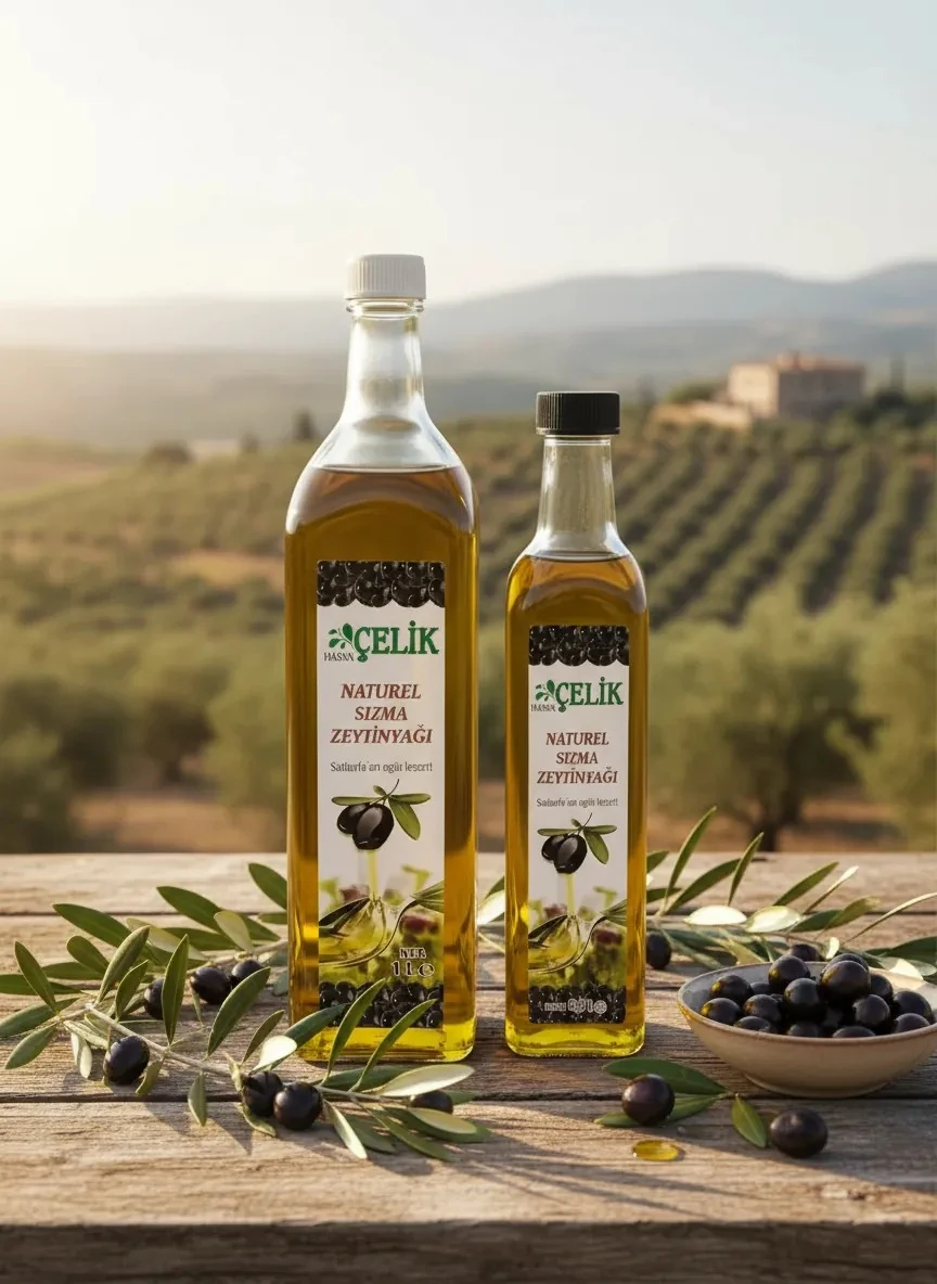 Soğuk Sıkım Sızma Zeytinyağı 1 Lt. & 0.5 Lt.