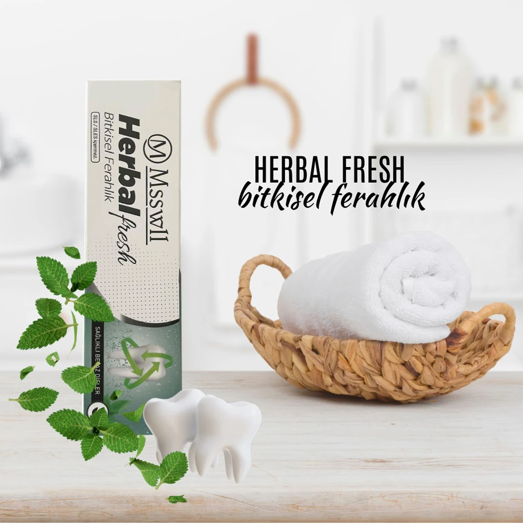 HERBAL FRESH BİTKİSEL DİŞ MACUNU