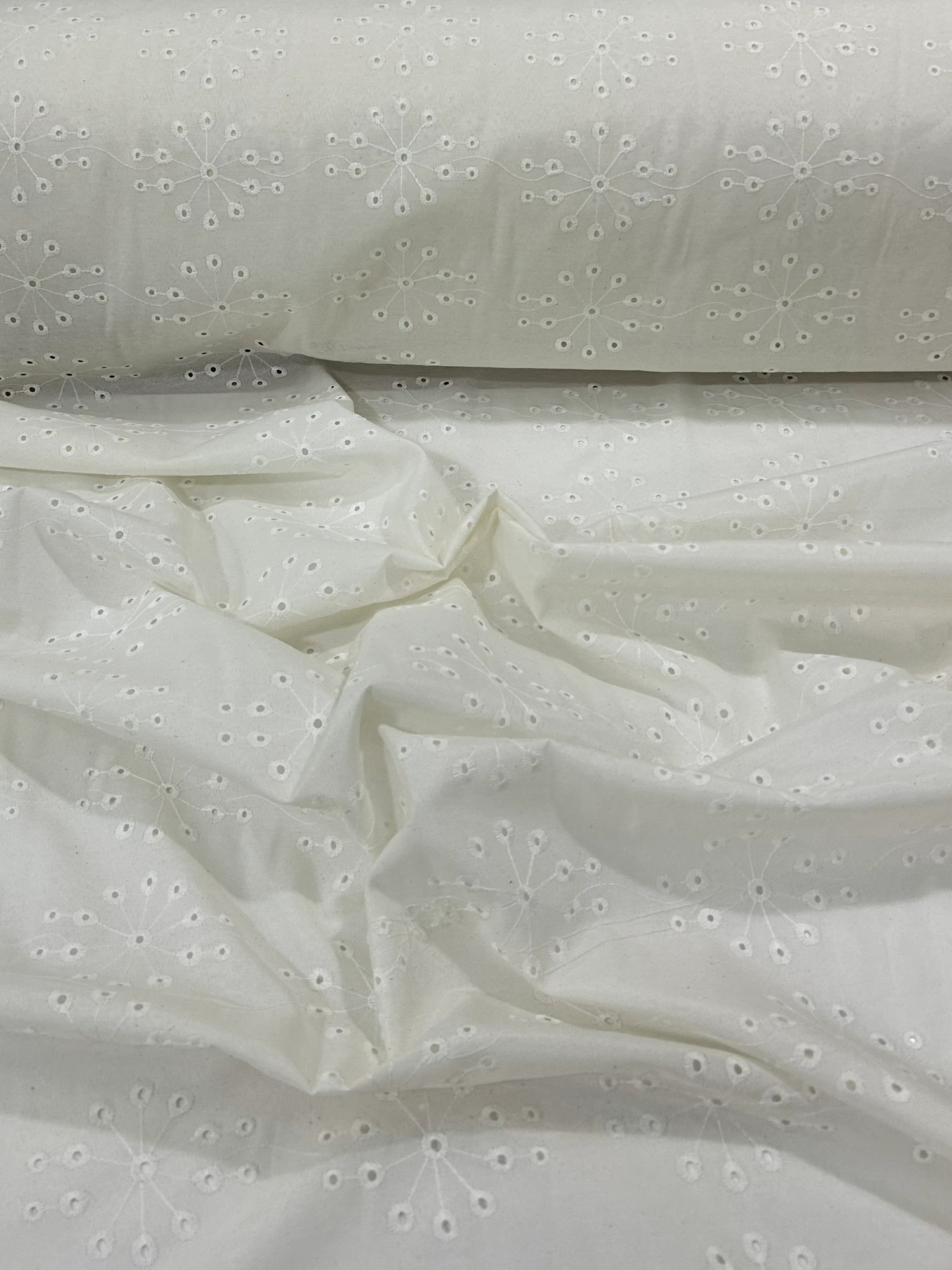 Terikoton Brode Nakışlı Kumaş