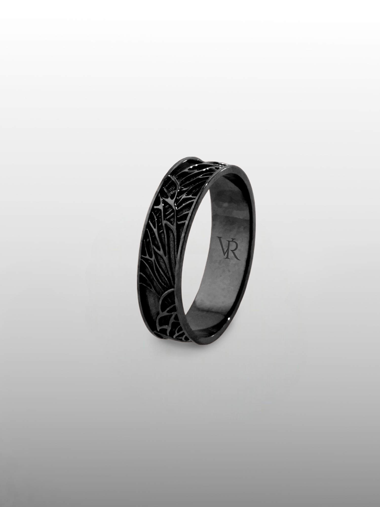 Tree Of Life Band Ring in Silver or Gold