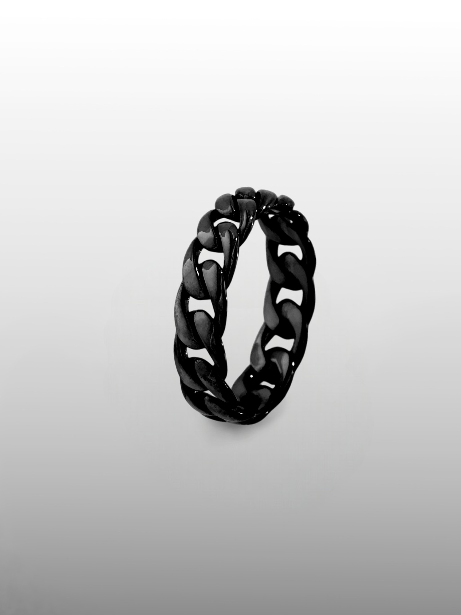 Cuban Chain Band Ring