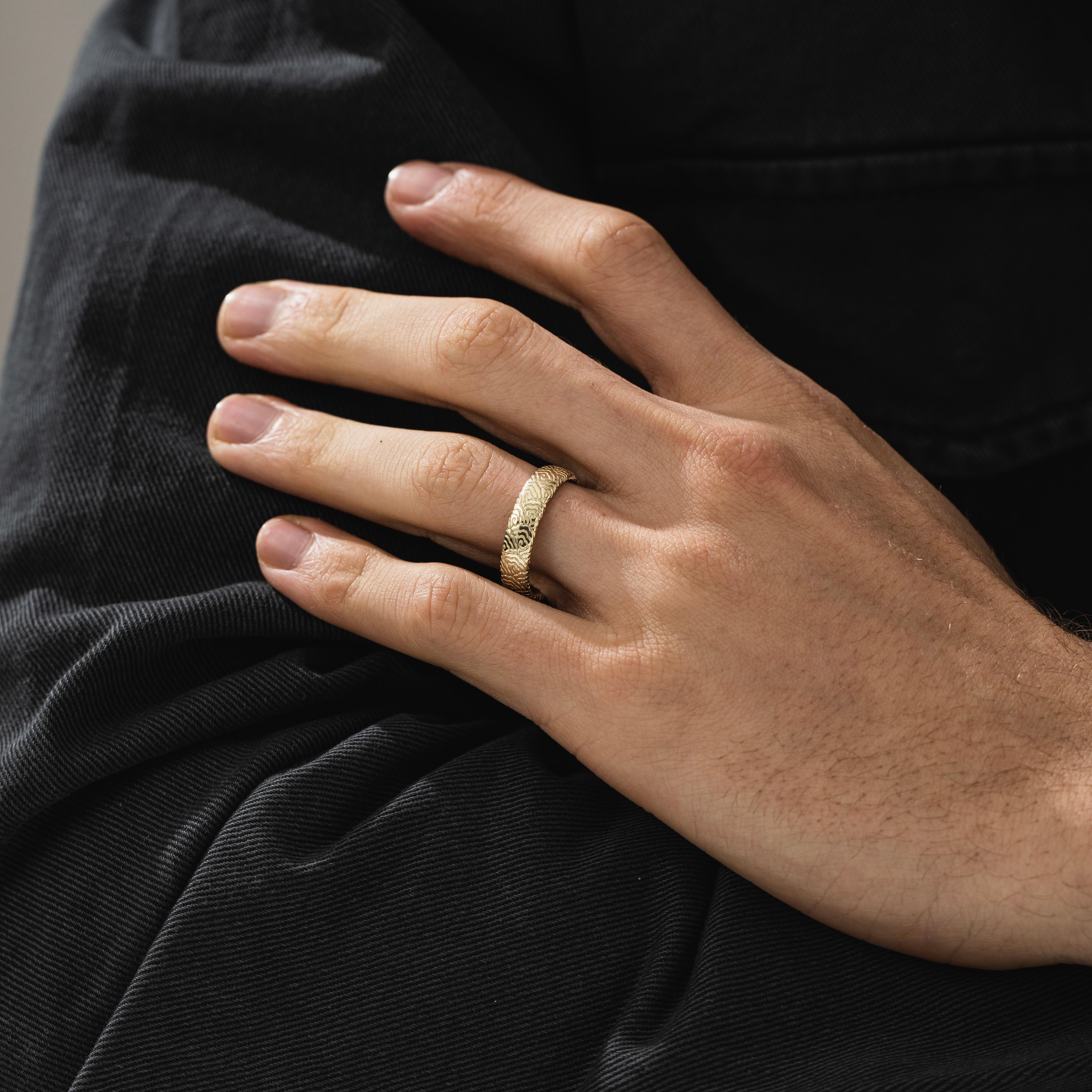 Japanese Cloud Band Ring