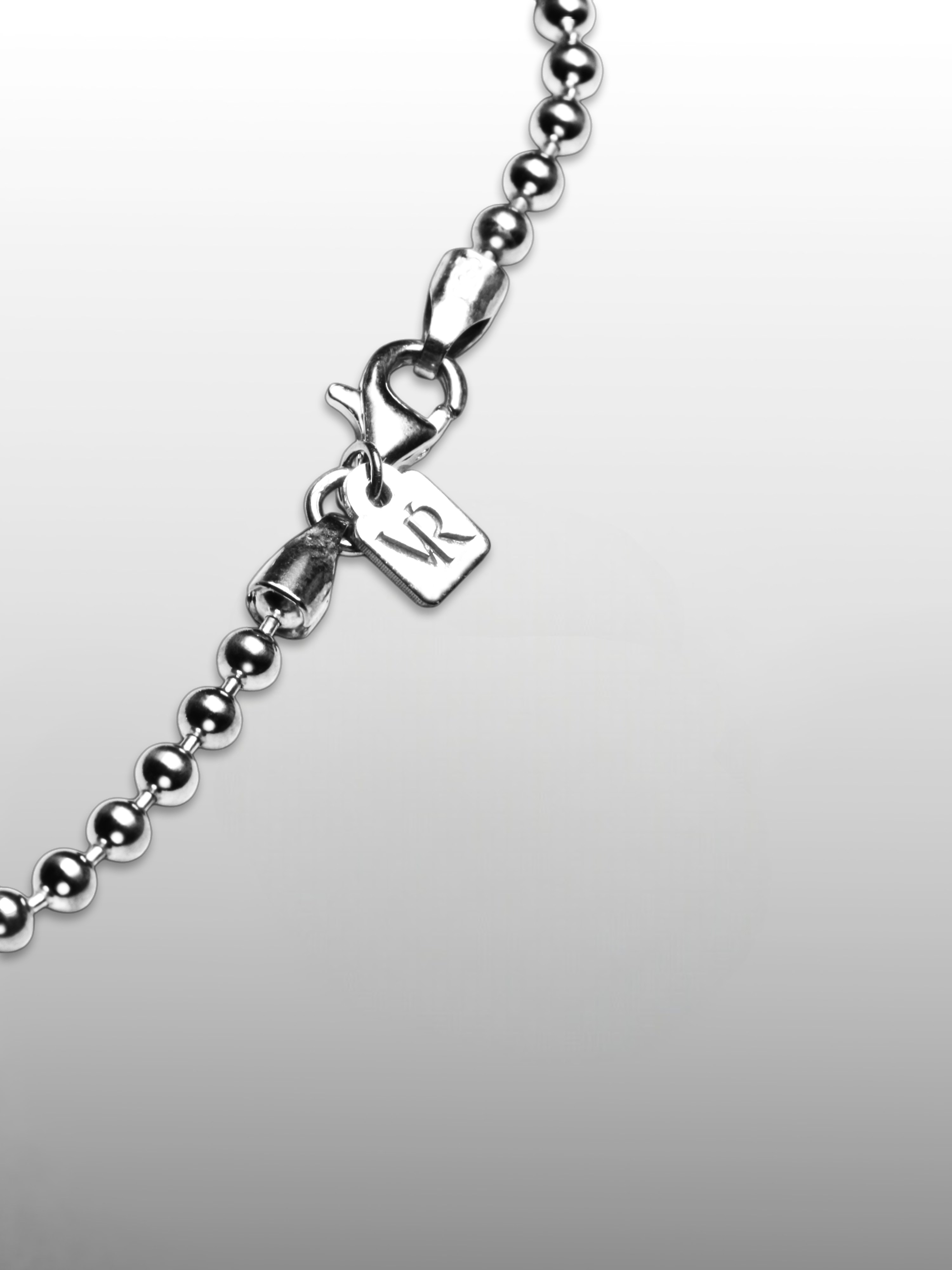 Ball Bead Chain Bracelet For Men or Women in Sterling Silver