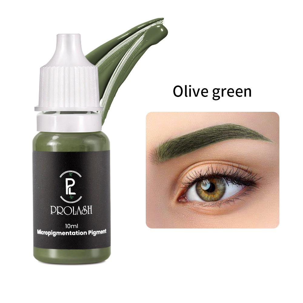  PROLASH Pigmentation OLİVE GREEN Kalıcı Makyaj Kaş Boyası 10 ML