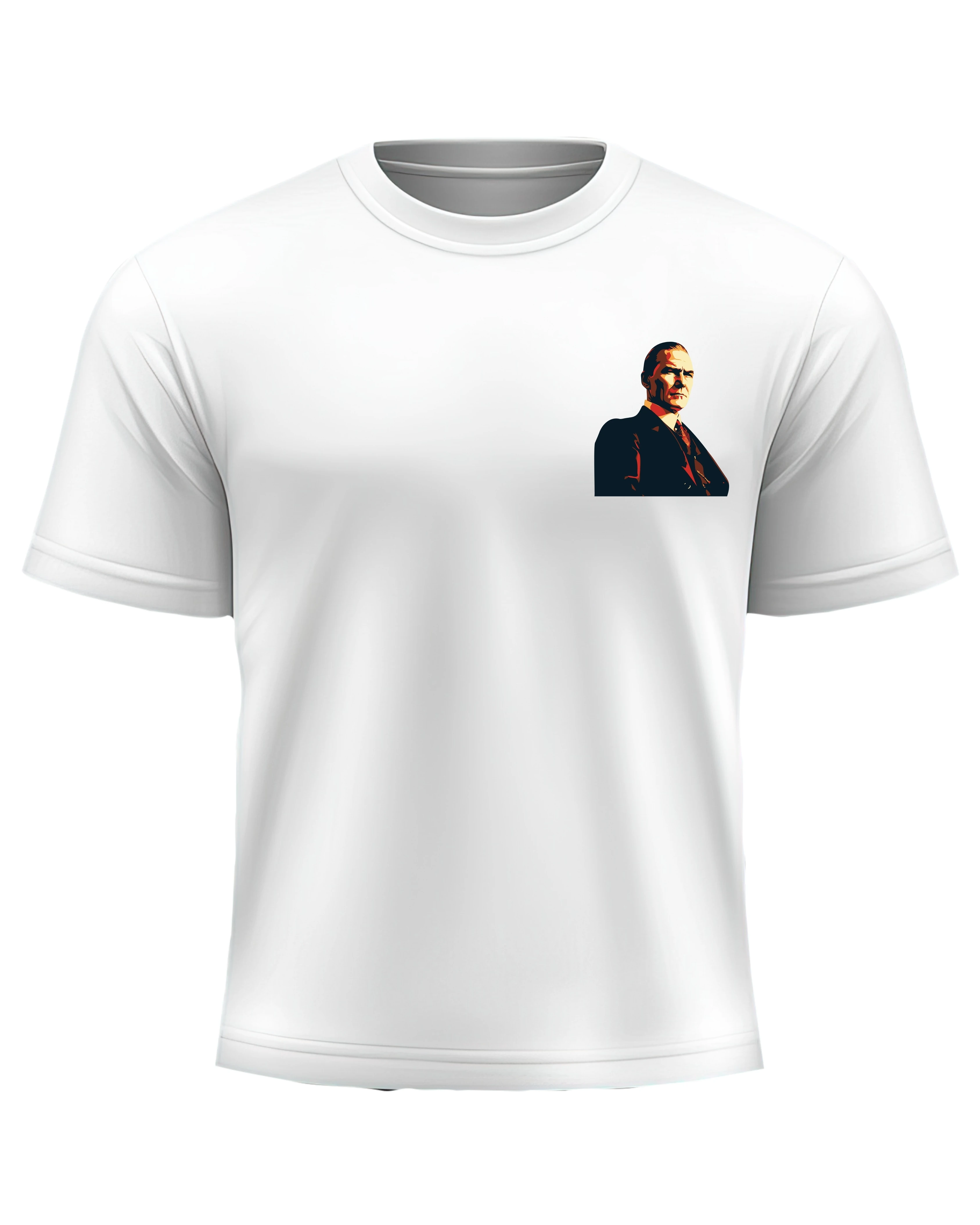 Mustafa Kemal Atatürk T-Shirt - 1 - Beyaz