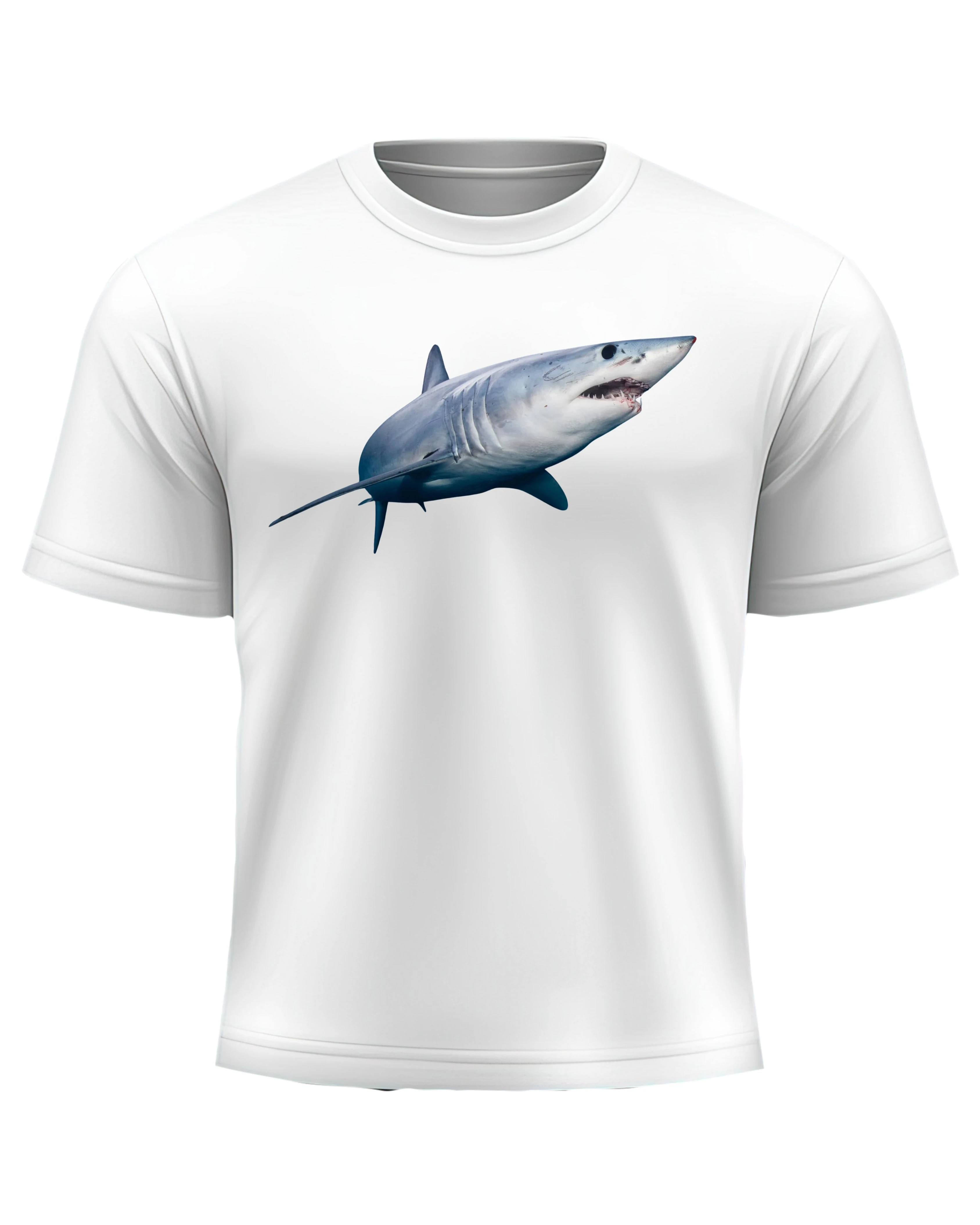 Big Shark T-Shirt  - Beyaz