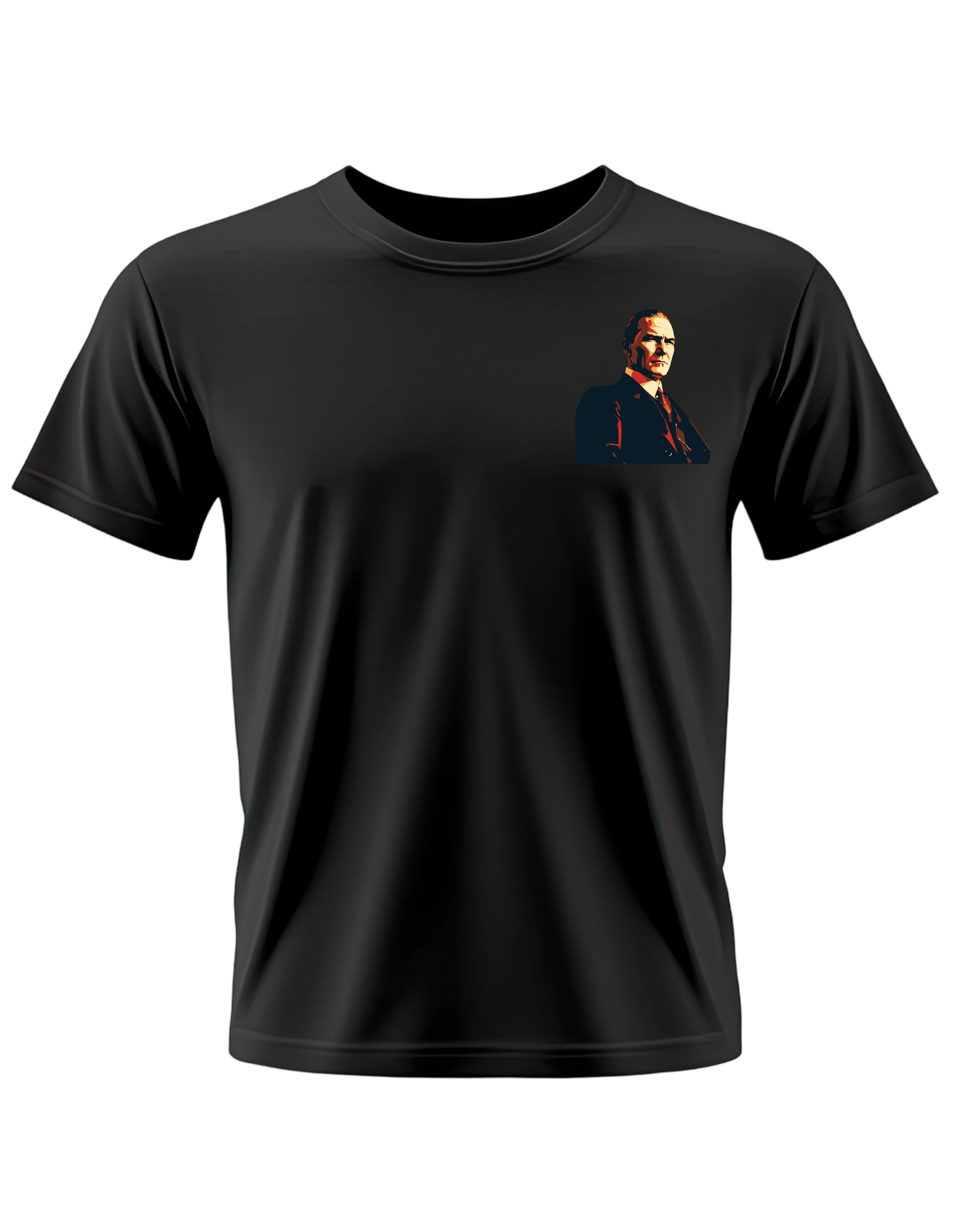 Mustafa Kemal Atatürk T-Shirt - 1 - Siyah