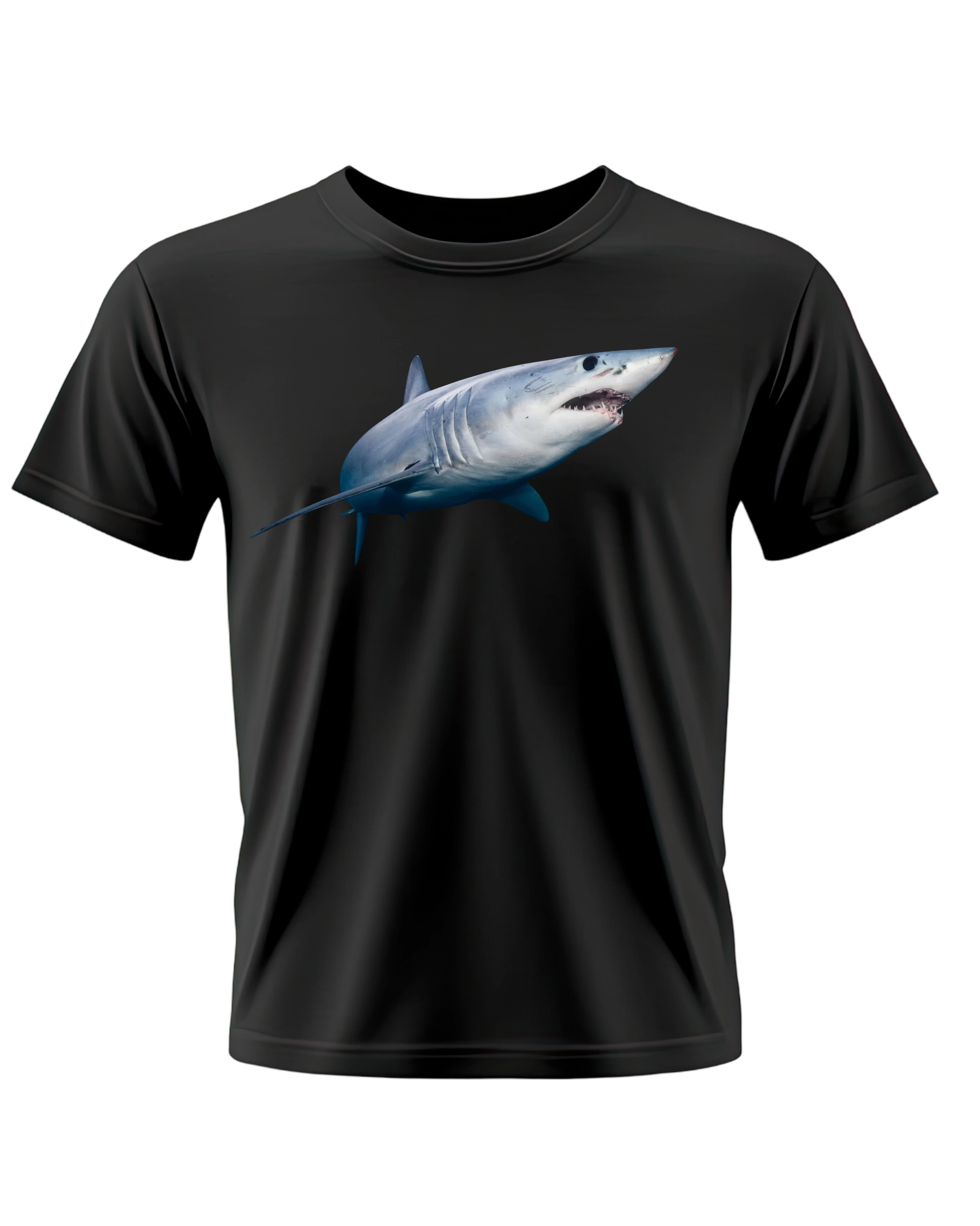 Big Shark T-Shirt  - Siyah
